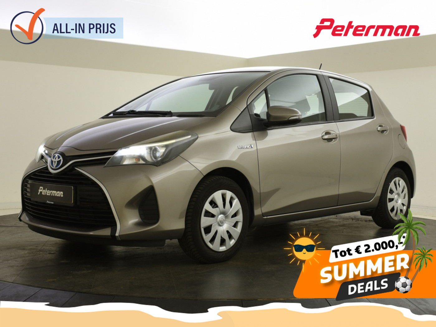 Toyota Toyota Yaris Hybrid 1.5 Hybrid Aspiration | Trekhaak | Climate | Camera | Cruisecontr. 2015 - voorkant