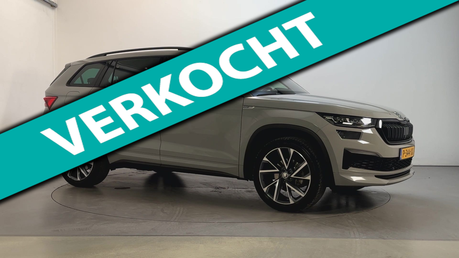 Skoda Kodiaq 1.5 TSI DSG Sportline Business 7p. Virtual Cockpit Stoelverwarming Navigatie DAB+ 2022 - voorkant