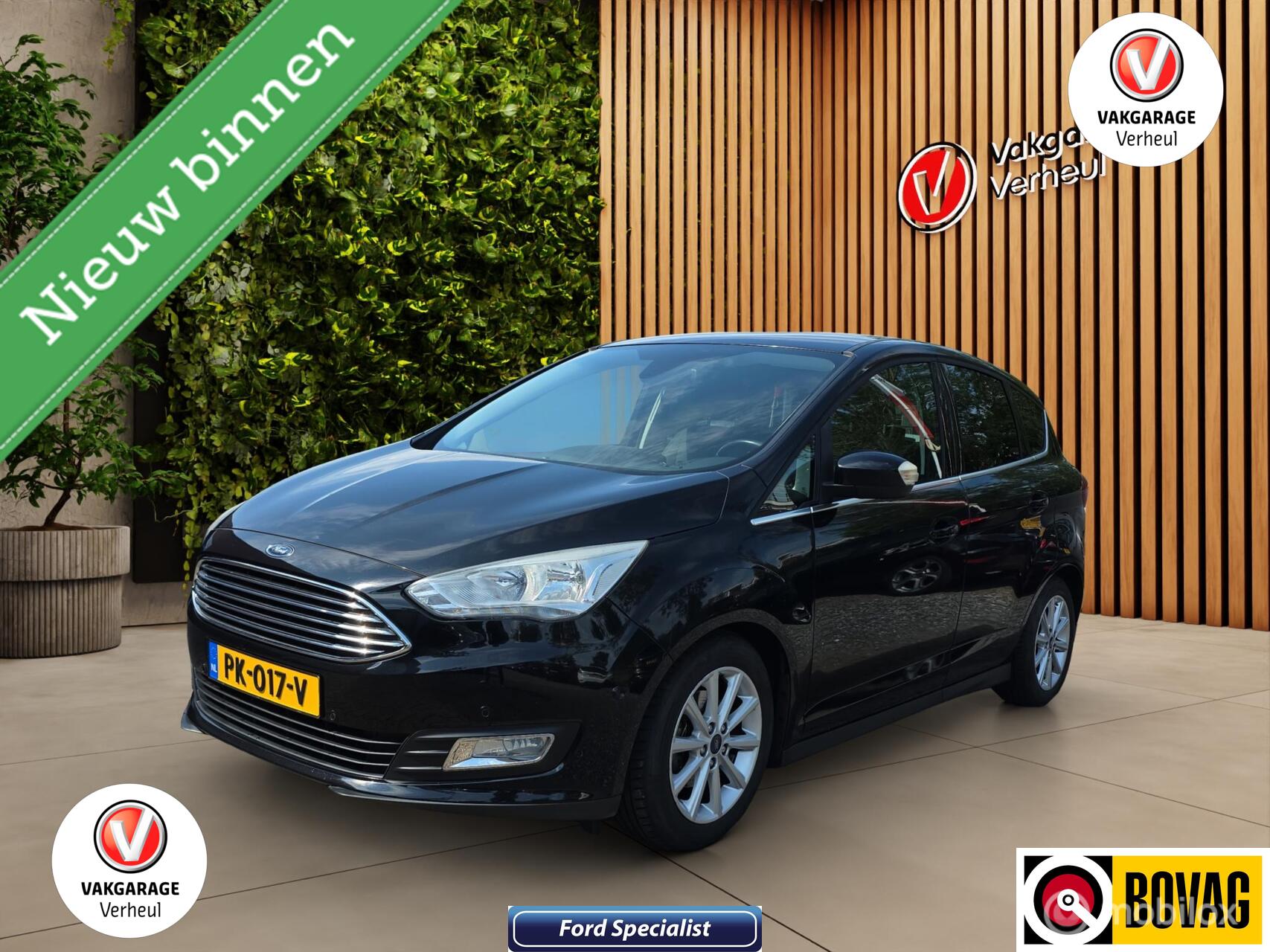 Ford C-max 1.0 Titanium|125Pk|Navi|Boekjes 2015 - voorkant