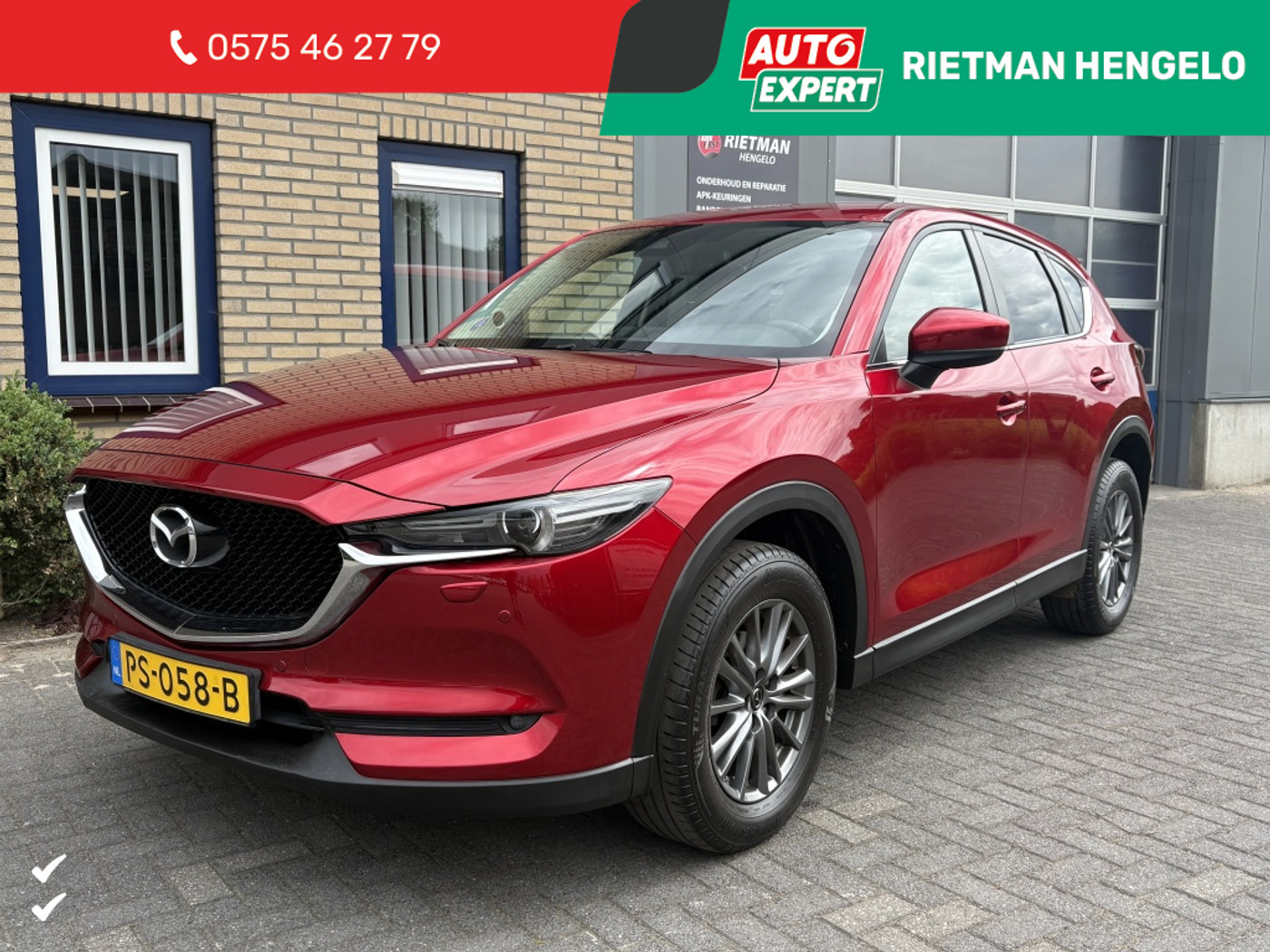 Mazda Mazda Cx-5 2.0 SAG 165 SkL GT CAMERA-STOELVERW-STUURVERW 2017 - voorkant