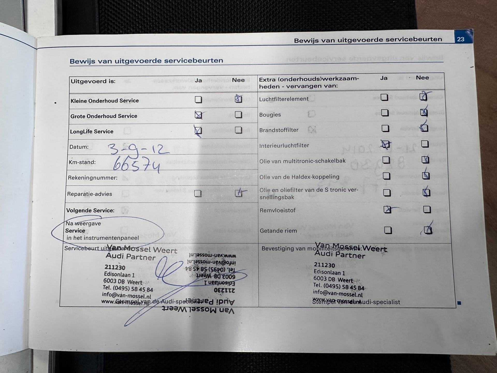 Foto van Audi TT