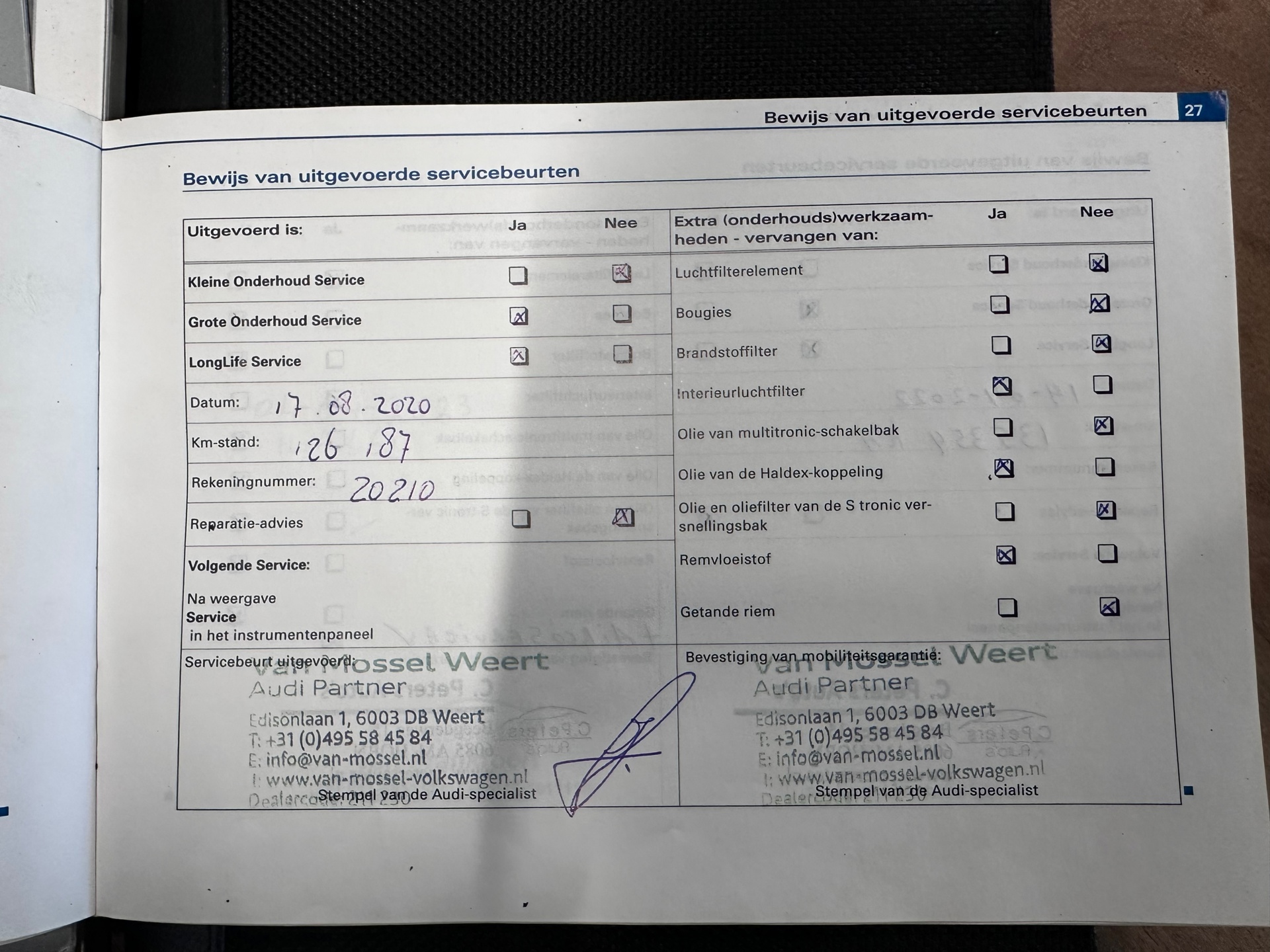 Foto van Audi TT