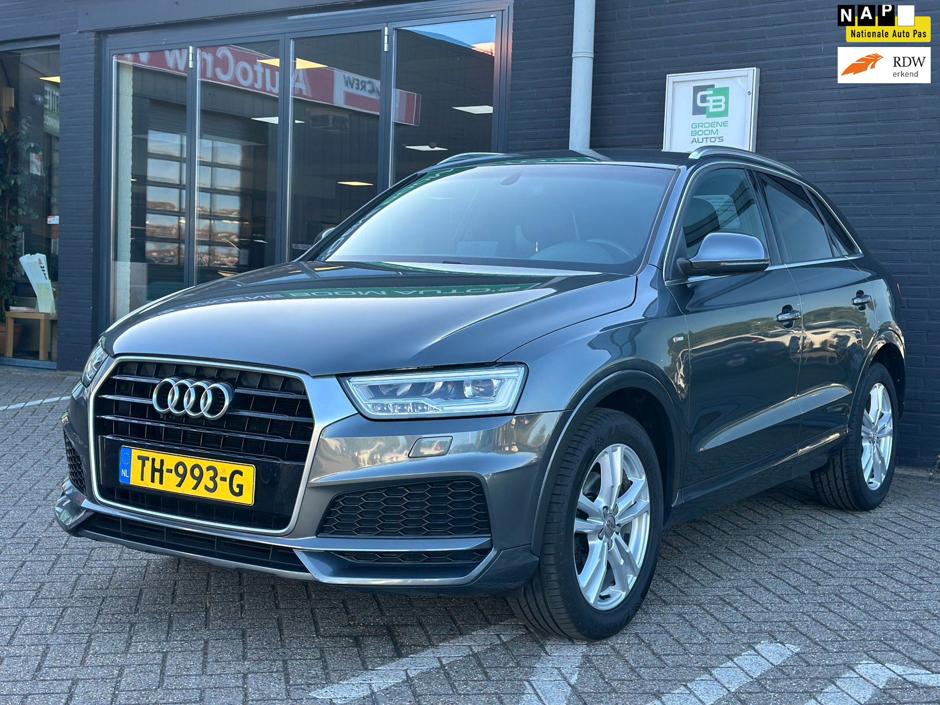 Audi Q3 1.4 TFSI CoD Sport Advance Sport/LEDER/NAVI/NL-AUTO NAP!! 2018 - voorkant