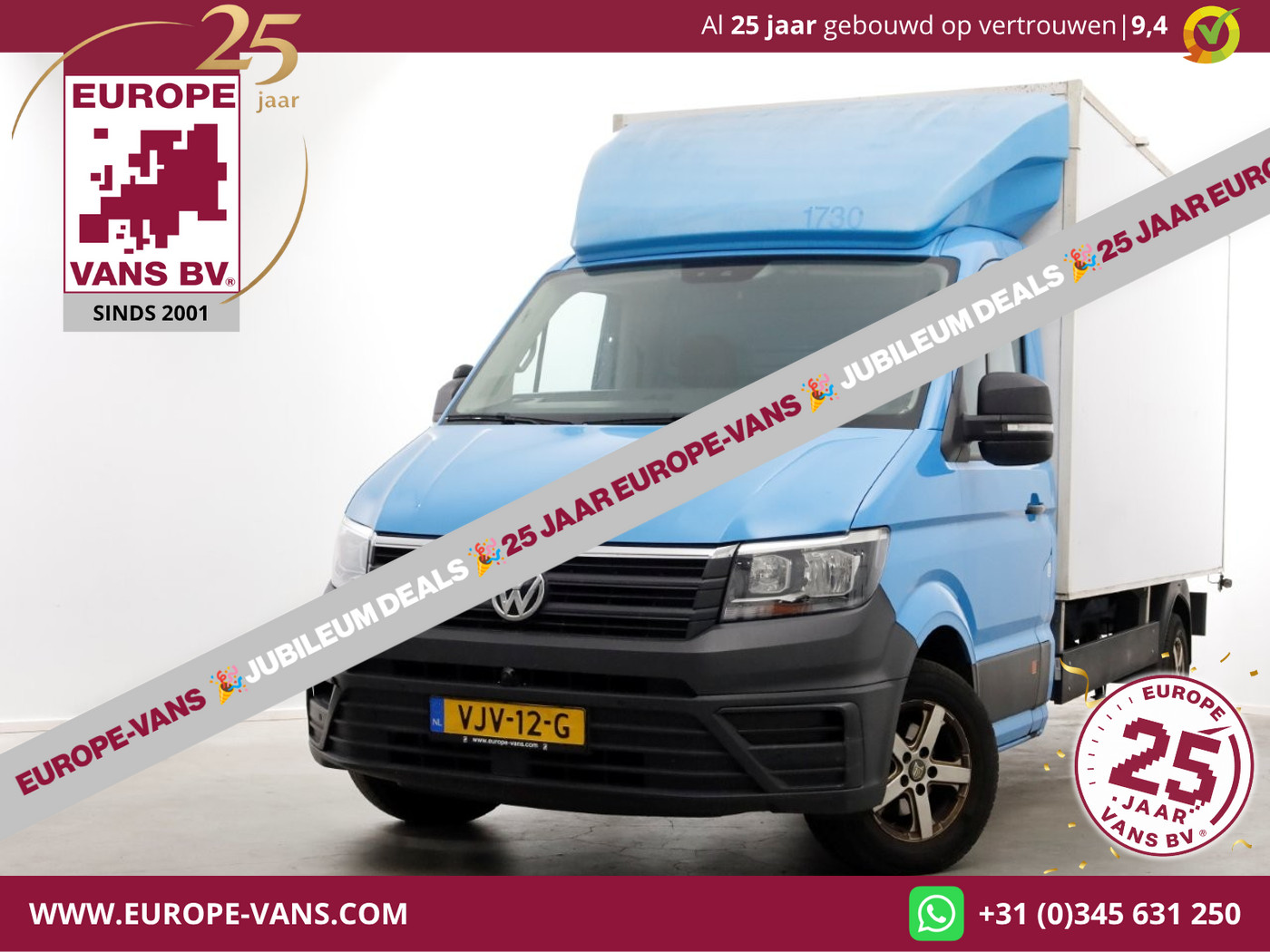 Volkswagen Crafter 35 2.0 TDI E6 Bakwagen met achterdeuren 2-Persoons 03-2021 2021 - voorkant