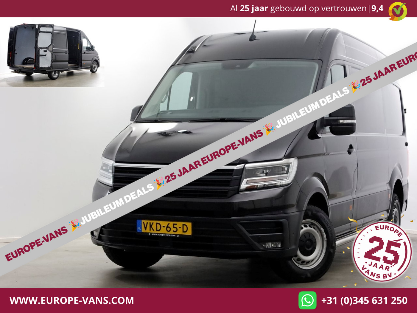 Volkswagen Crafter 35 2.0 TDI 177pk DSG-Automaat L3H3 (L2H2) LED/Camera/Trekhaak 3500kg 05-2021 2021 - voorkant