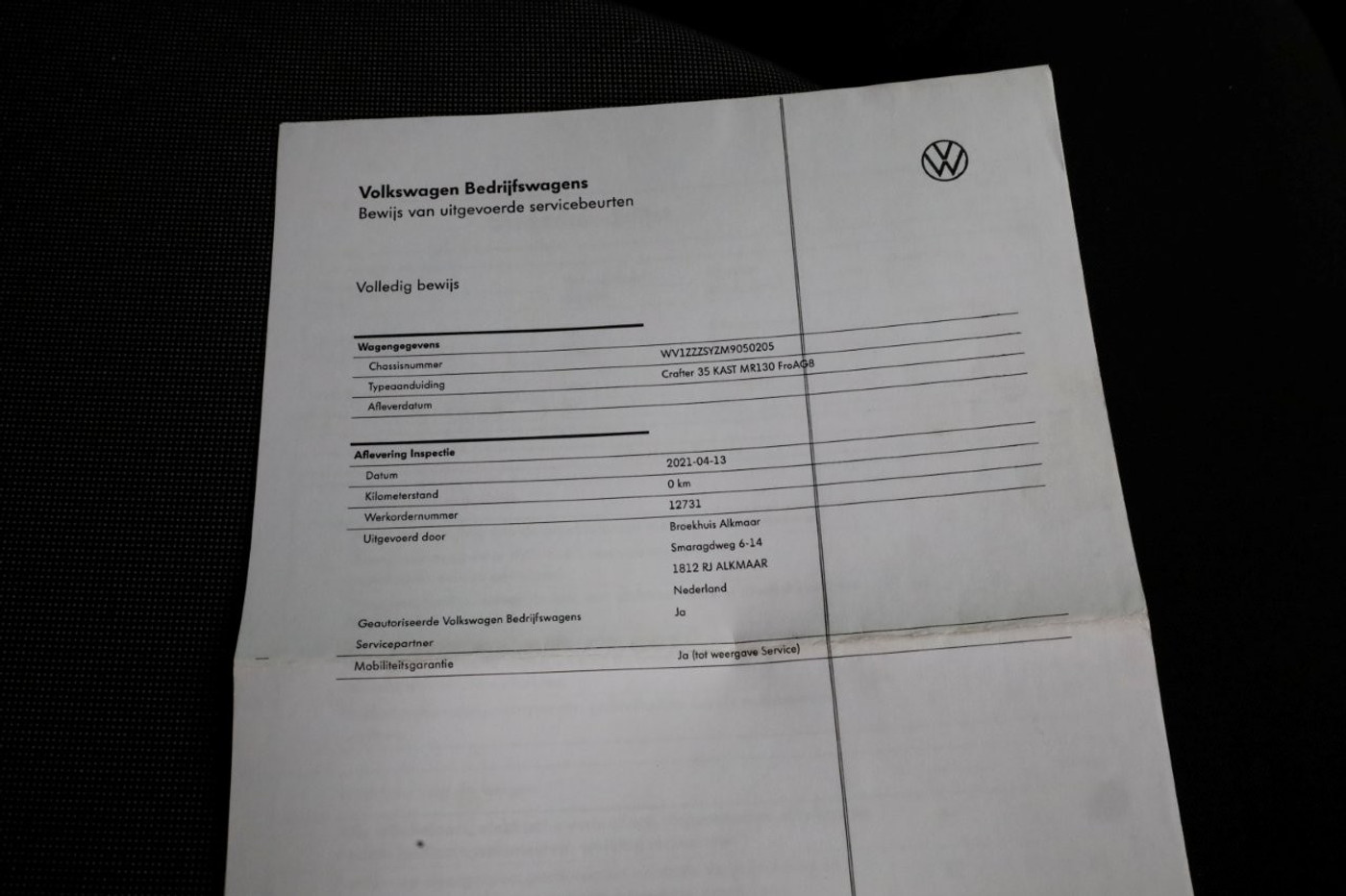 Foto van Volkswagen Crafter