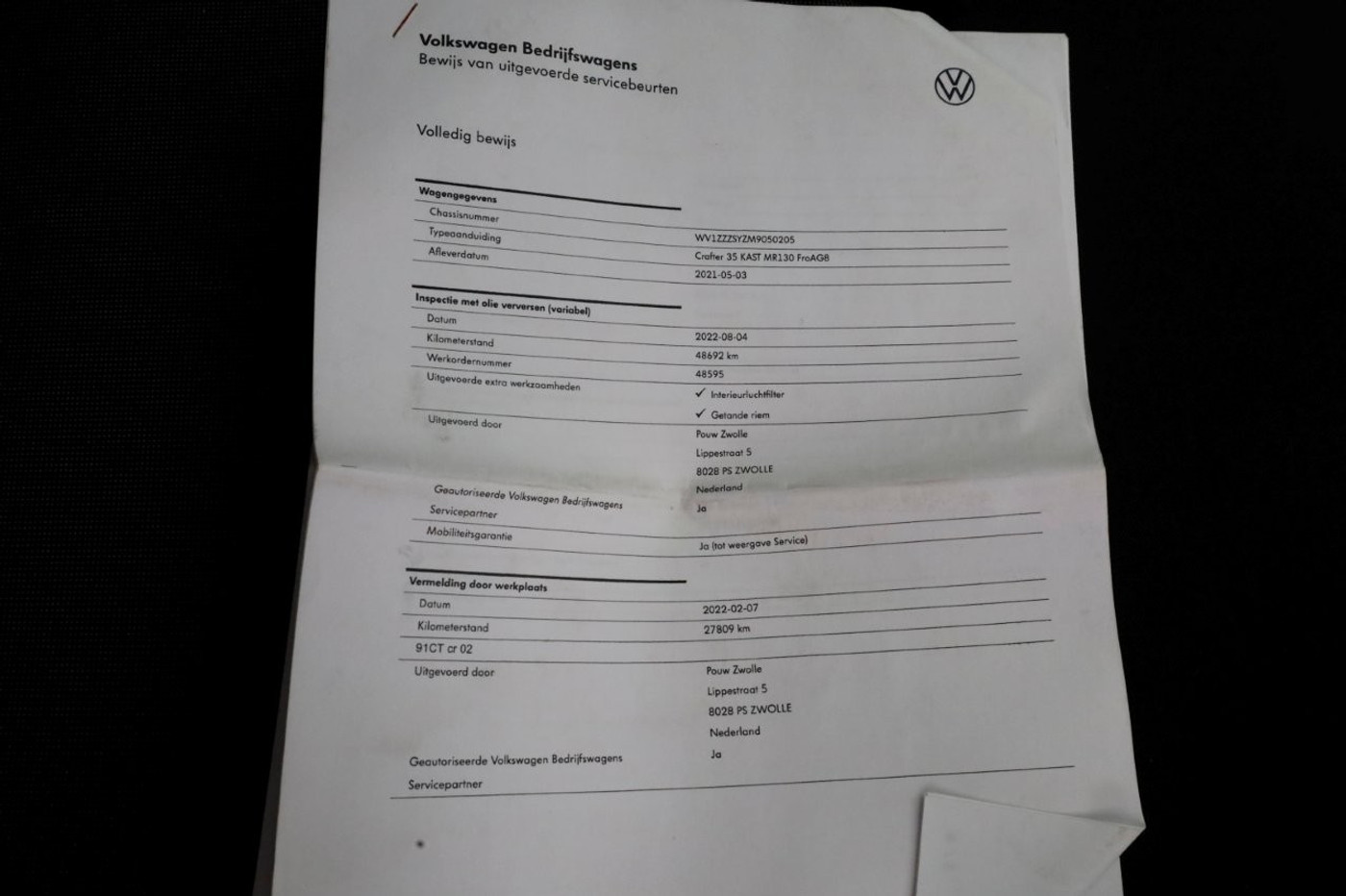Foto van Volkswagen Crafter