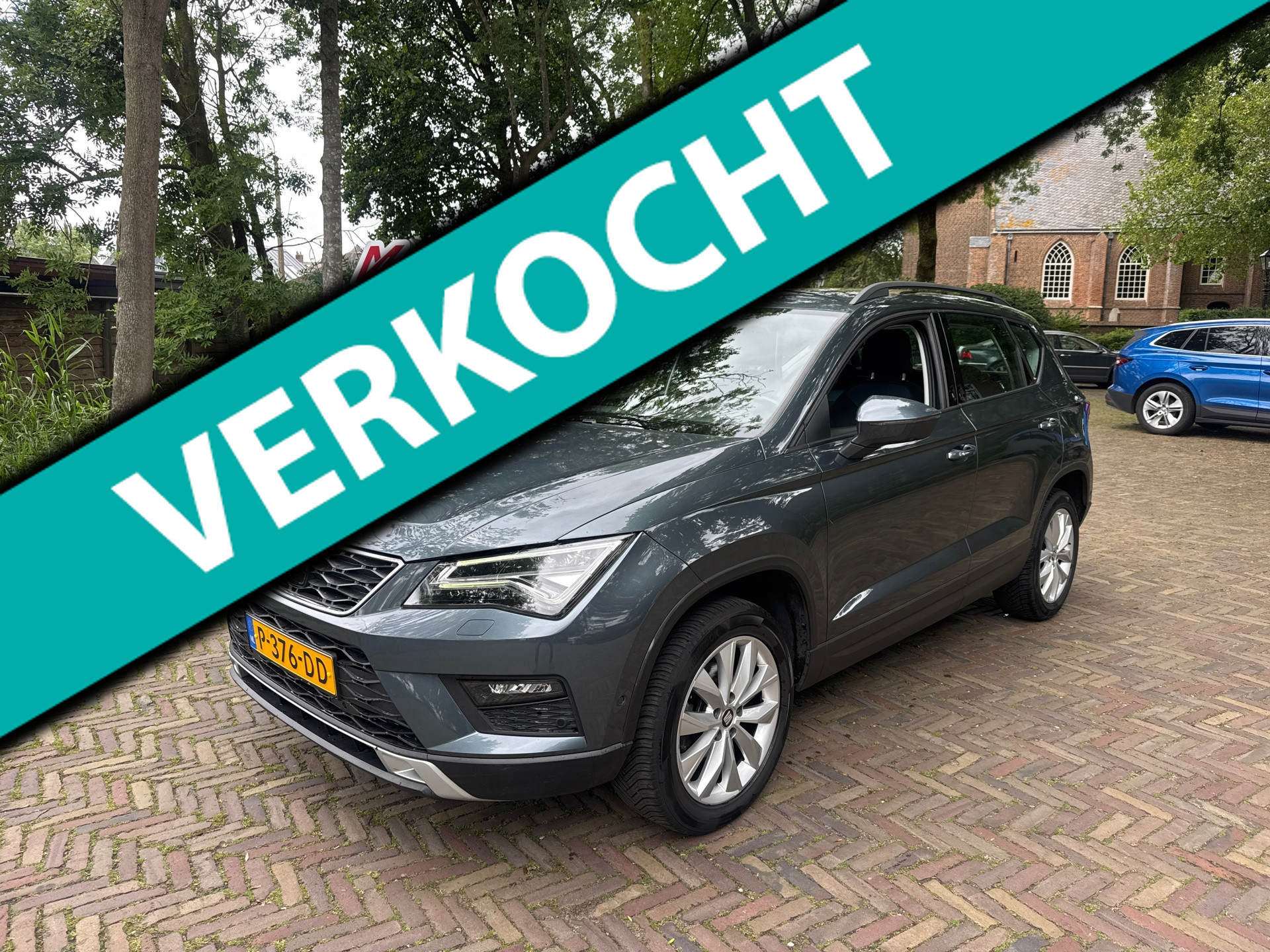 Seat Ateca 1.0 EcoTSI Style standkachel/trekhaak. Wij zijn altijd de goedkoopste met de beste Vakgarage service. 2020 - voorkant