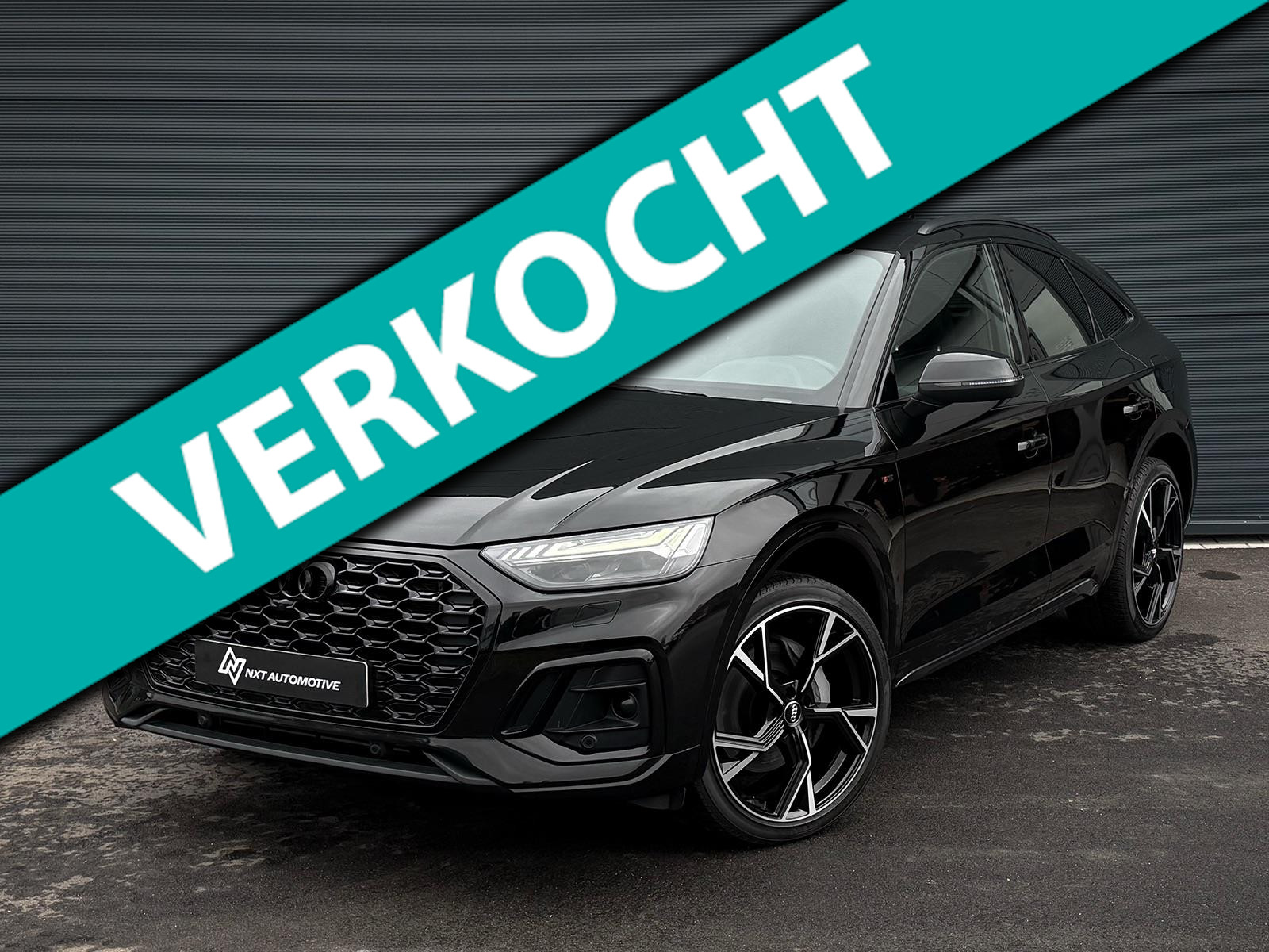 Audi Q5 Sportback 50 TFSI E 50 TFSI e 3X S Line Panorama, LED Matrix, sfeerverlichting, 2021 - voorkant
