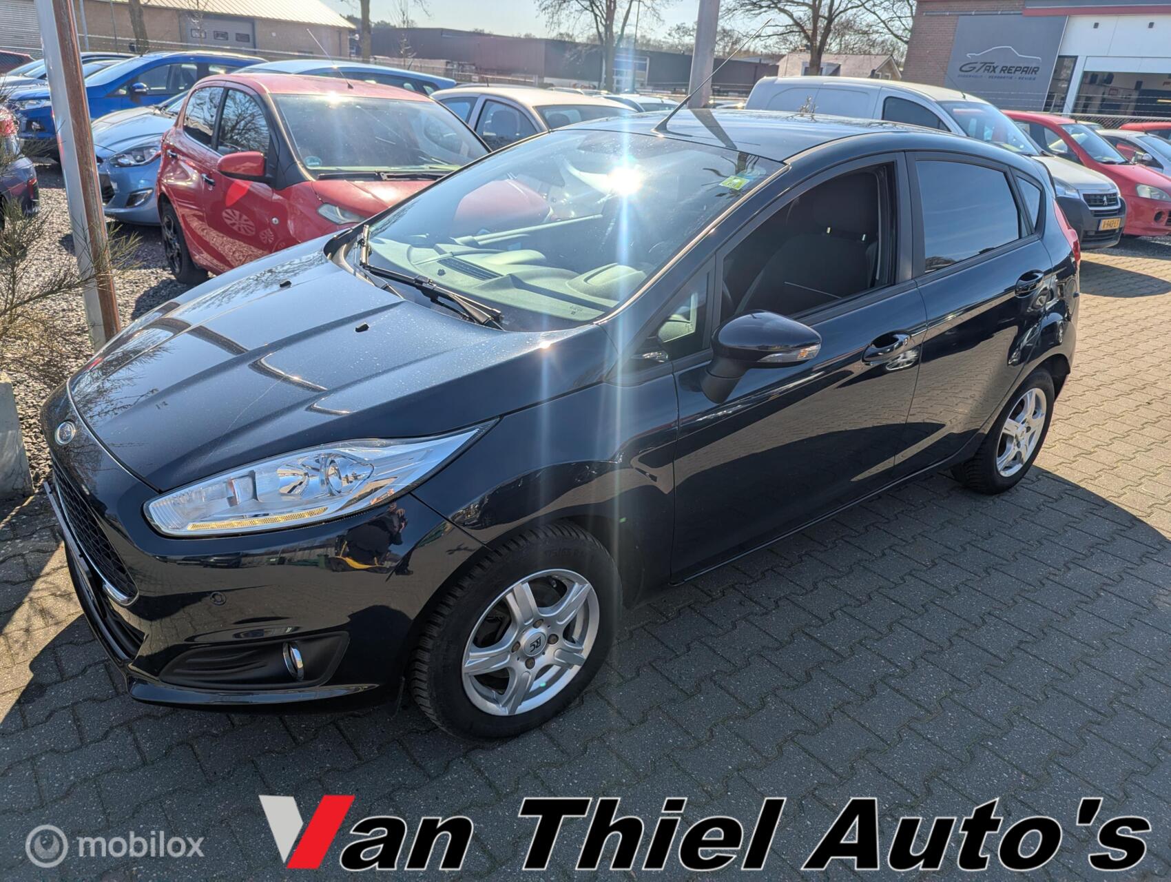 Ford Fiesta 1.0 EcoBoost Candy Blue Edition 2016 - voorkant