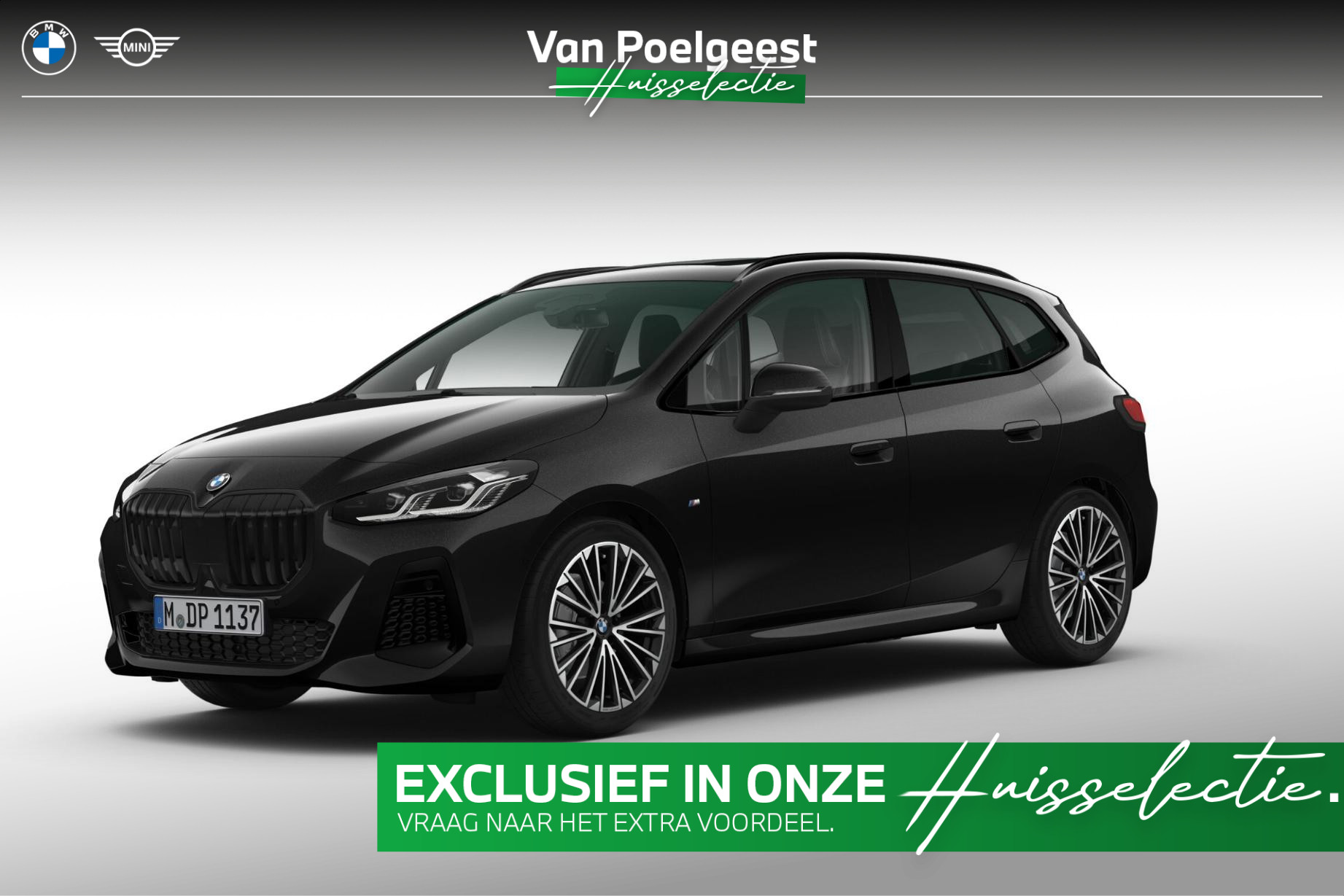 BMW 220i Active Tourer 220i Premium Pack M Sportpakket 2026 - voorkant