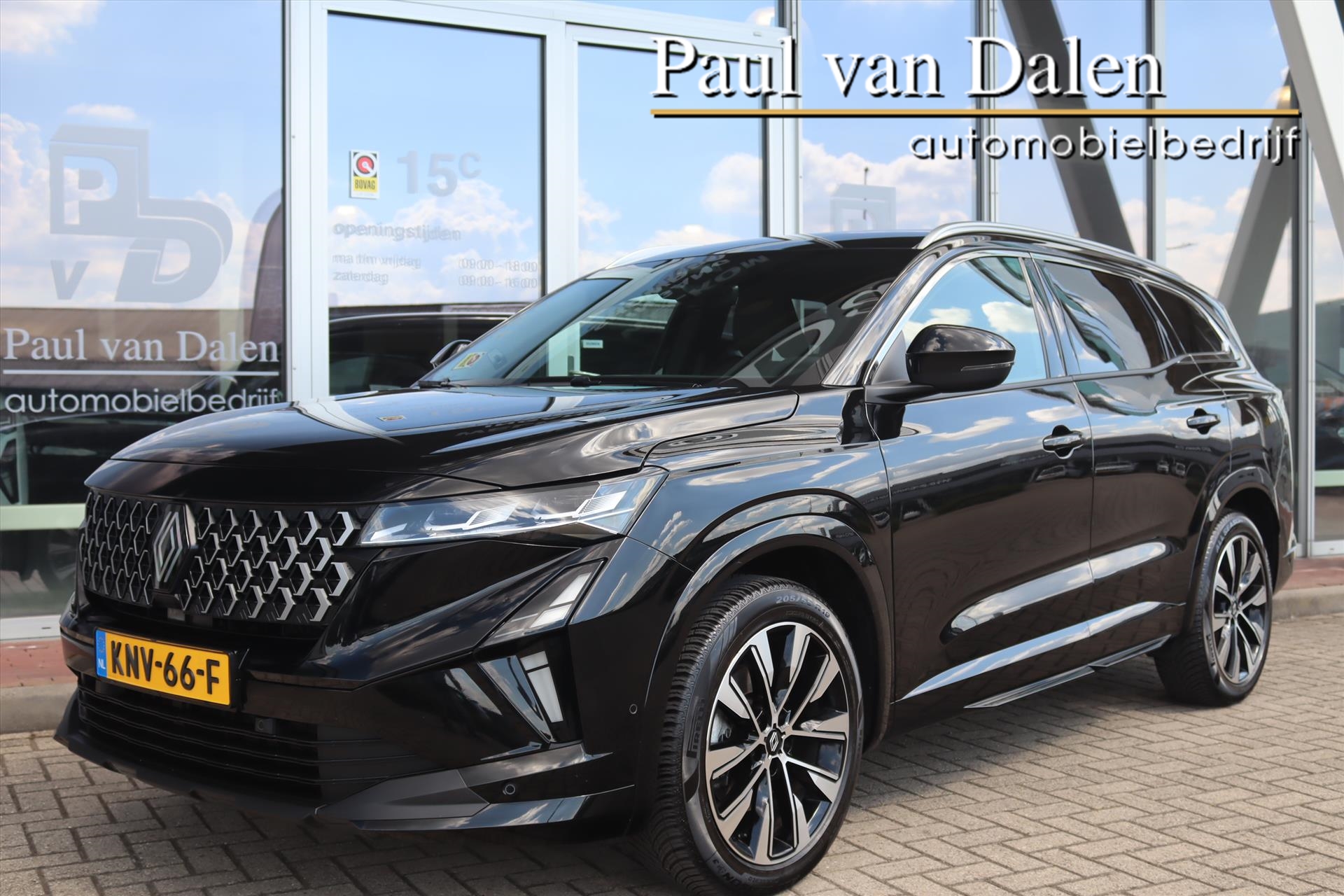 Renault Espace E-Tech FULL HYBRID 200PK TECHNO 7-PERS. FACELIFT Navi | Adapt.Cruise | Memory | Virtual cockp. | Keyless | Stoel/stuur/voorruitverw. | 19 Inch Lm | 2025 - voorkant