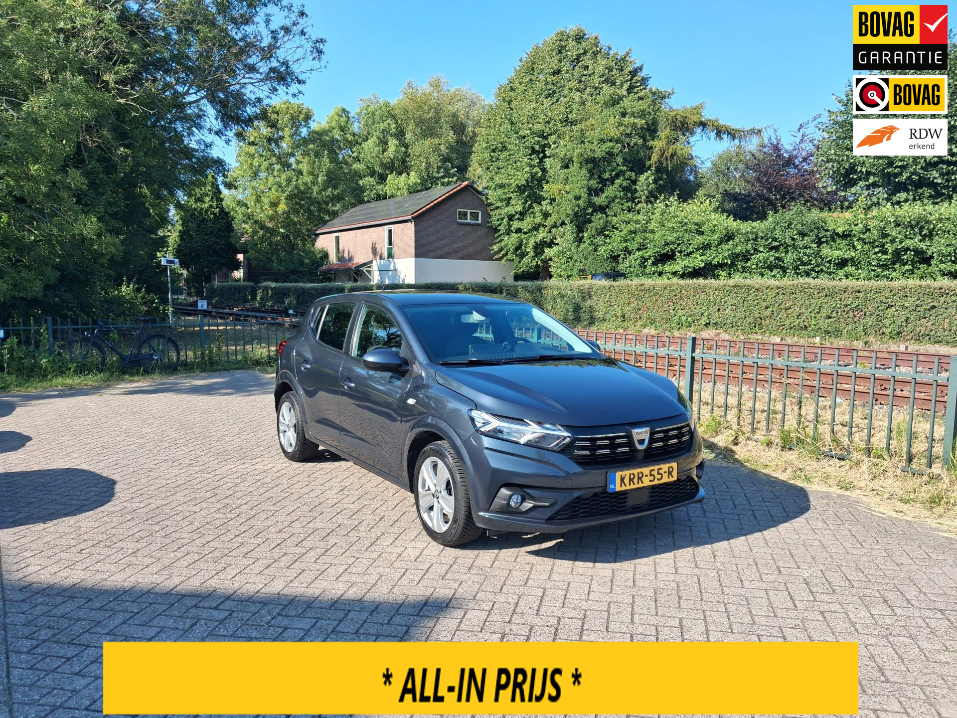 Dacia Sandero 1.0 TCe 90 Comfort airco navi carplay ALLINPRIJS 2021 - voorkant