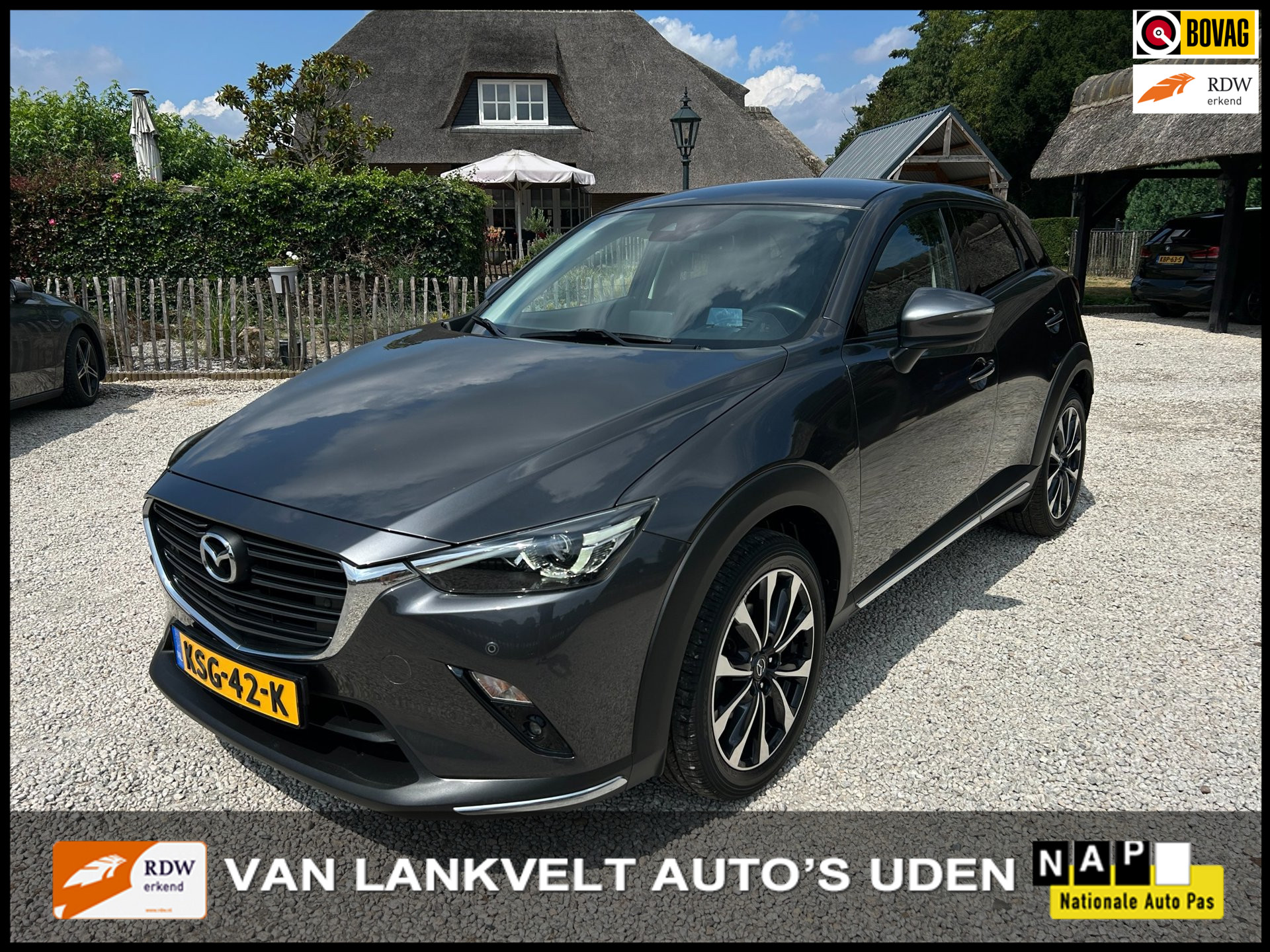 Mazda Mazda Cx-3 2.0 GT-M H Leder, Head up, Navi, Camera Stoelverwarming 2021 - voorkant