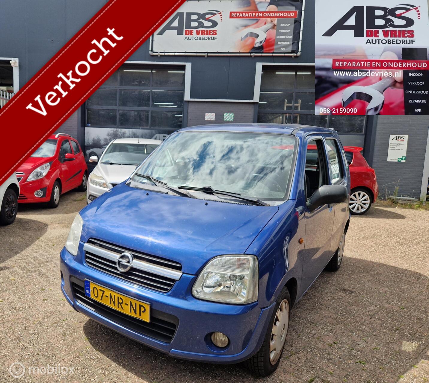 Opel Agila 1.0-12V Essentia INRUILER ZOMEE 2004 - voorkant