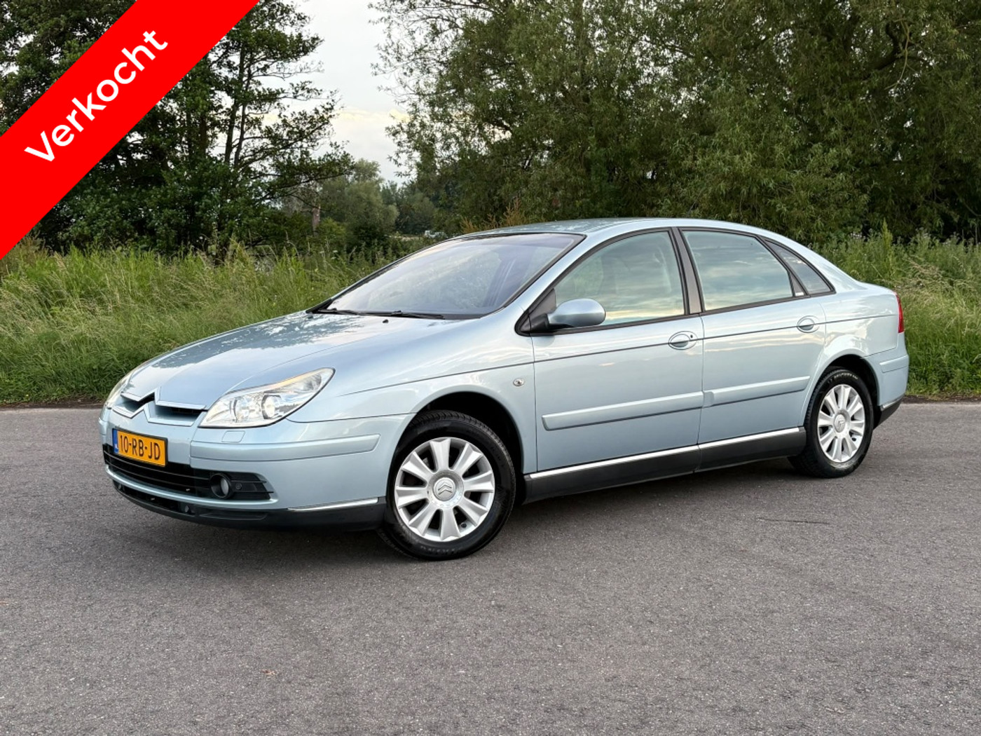 Citroen C5 2.0 Exclusive Xenon Leder Cruise Trekhaak Sensoren 2005 - voorkant