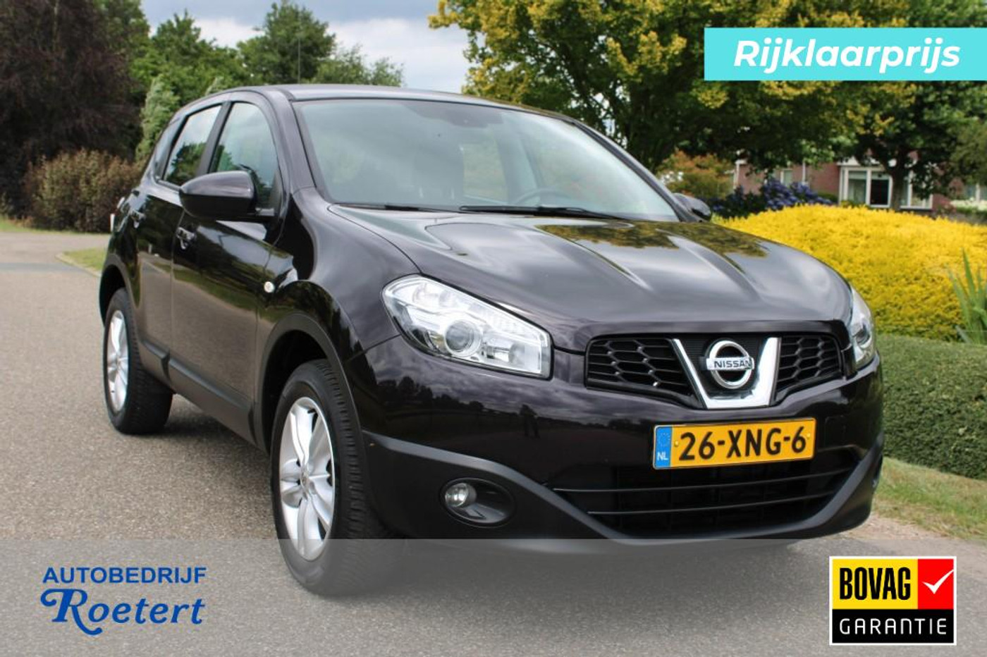 Nissan Nissan Qashqai 1.6 117pk Automaat Acenta ECC/Cruise/PDC/Trekhaak 2012 - voorkant