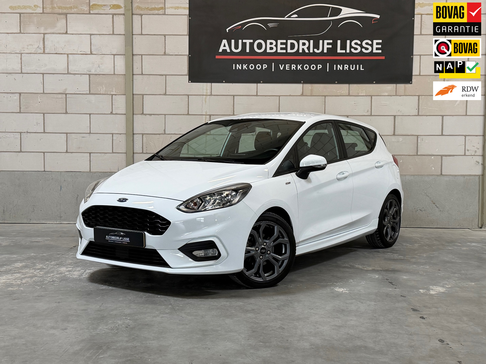 Ford Fiesta 1.0 EcoBoost ST-Line|Airco|Navi|Carplay|Nap 2018 - voorkant