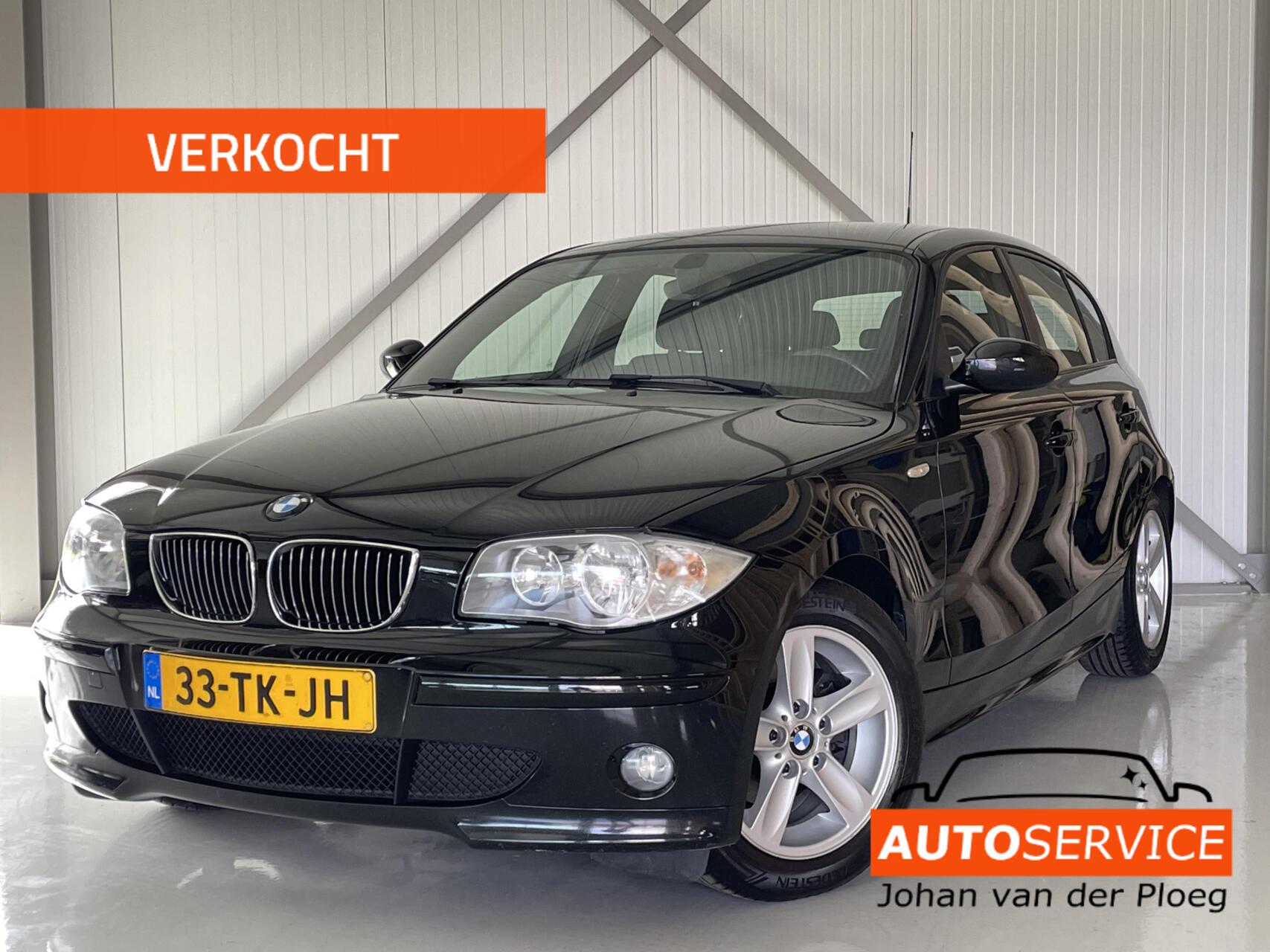 BMW 116i 116i Executive zwart CRUISE / AIRCO 2006 - voorkant