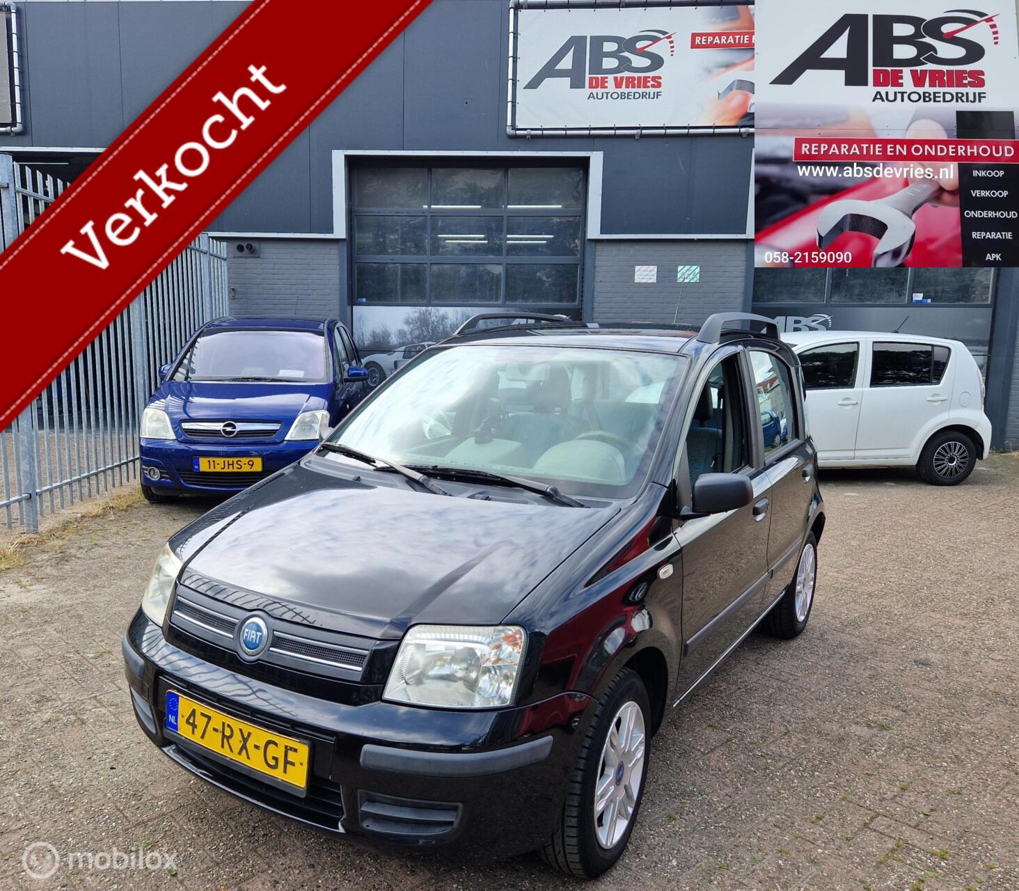 Fiat Fiat Panda 1.2 SportSound AIRCO APK JULI 2027 2005 - voorkant