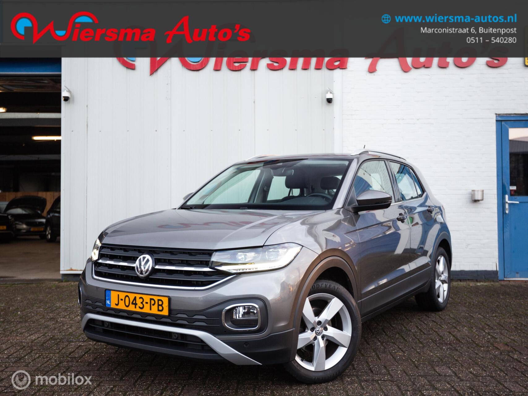 Volkswagen T-cross 1.0 TSI |Automaat|Led verl|Carplay|Camera|Adapt.cruise|Orig.NL 2020 - voorkant