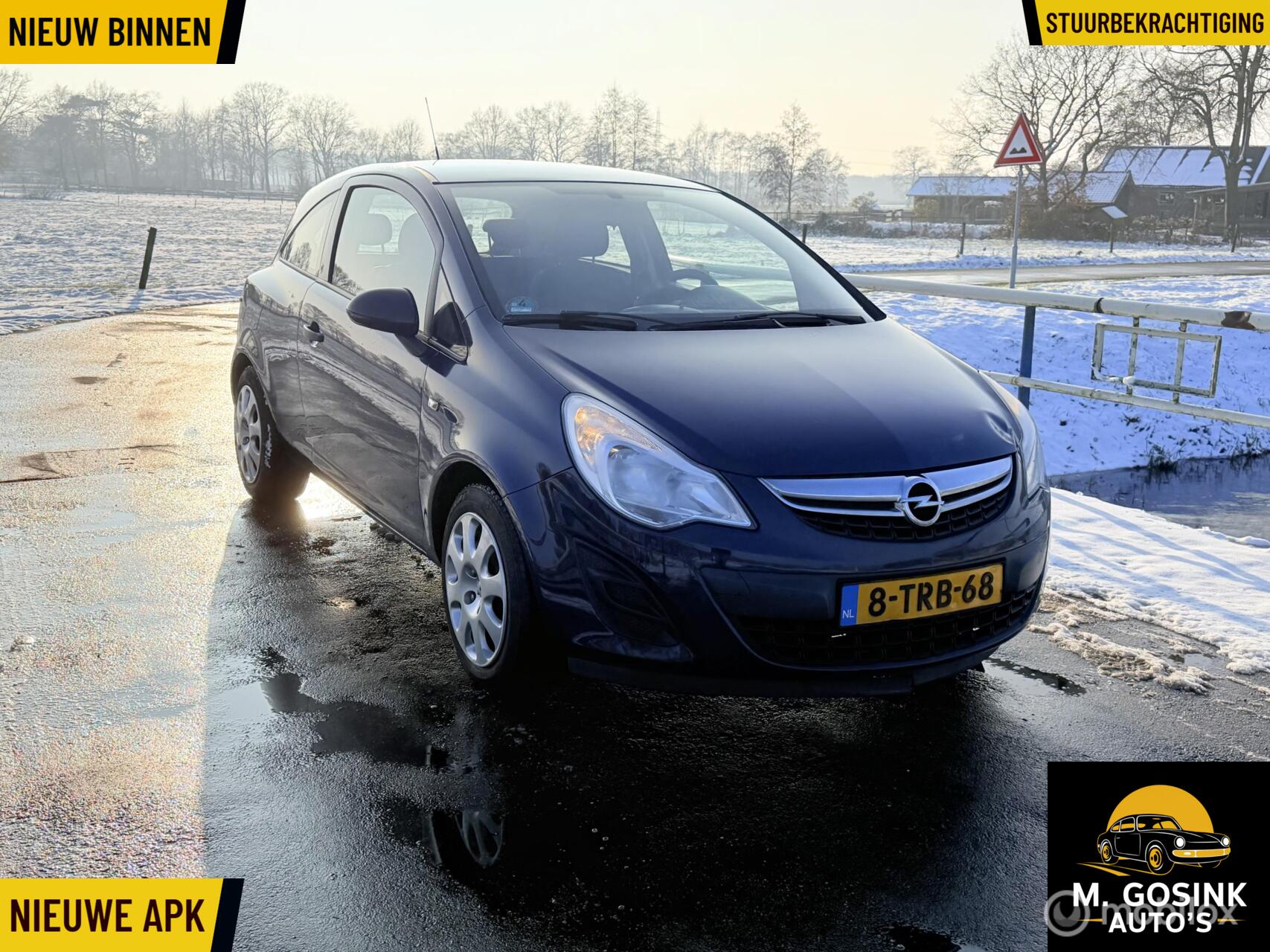 Opel Corsa 1.2 Edition LPG Gas G3 Airco APK 18-03-2026 2011 - voorkant