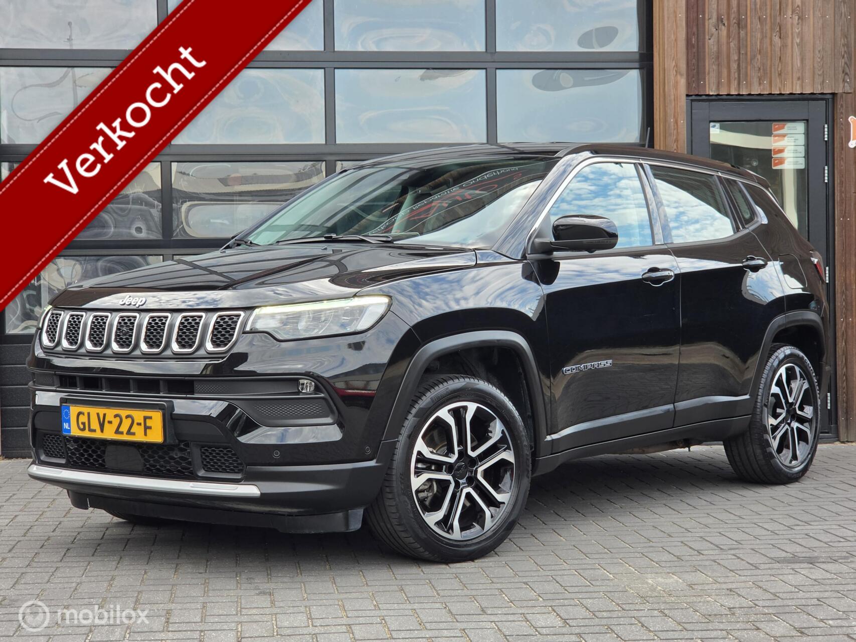 Jeep Compass 4XE PLUG-IN HYBRID ACC 360CAM CARPLAY STOELVERWARMING 2024 - voorkant