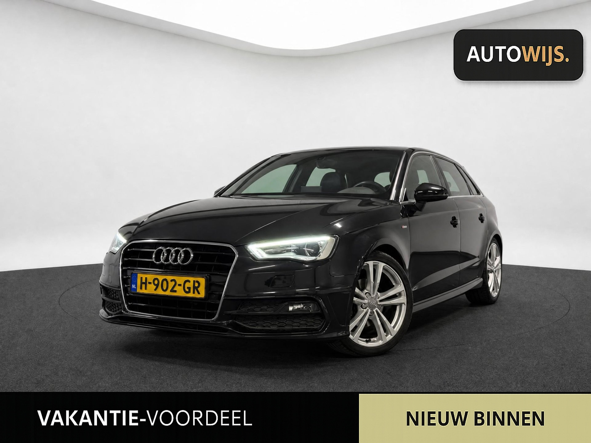 Audi A3 Sportback 1.4 TFSI Ambition Pro Line S|LEDER|3x S-LINE|NAVI|CLIMA|GOED ONDERHOUDEN 2013 - voorkant