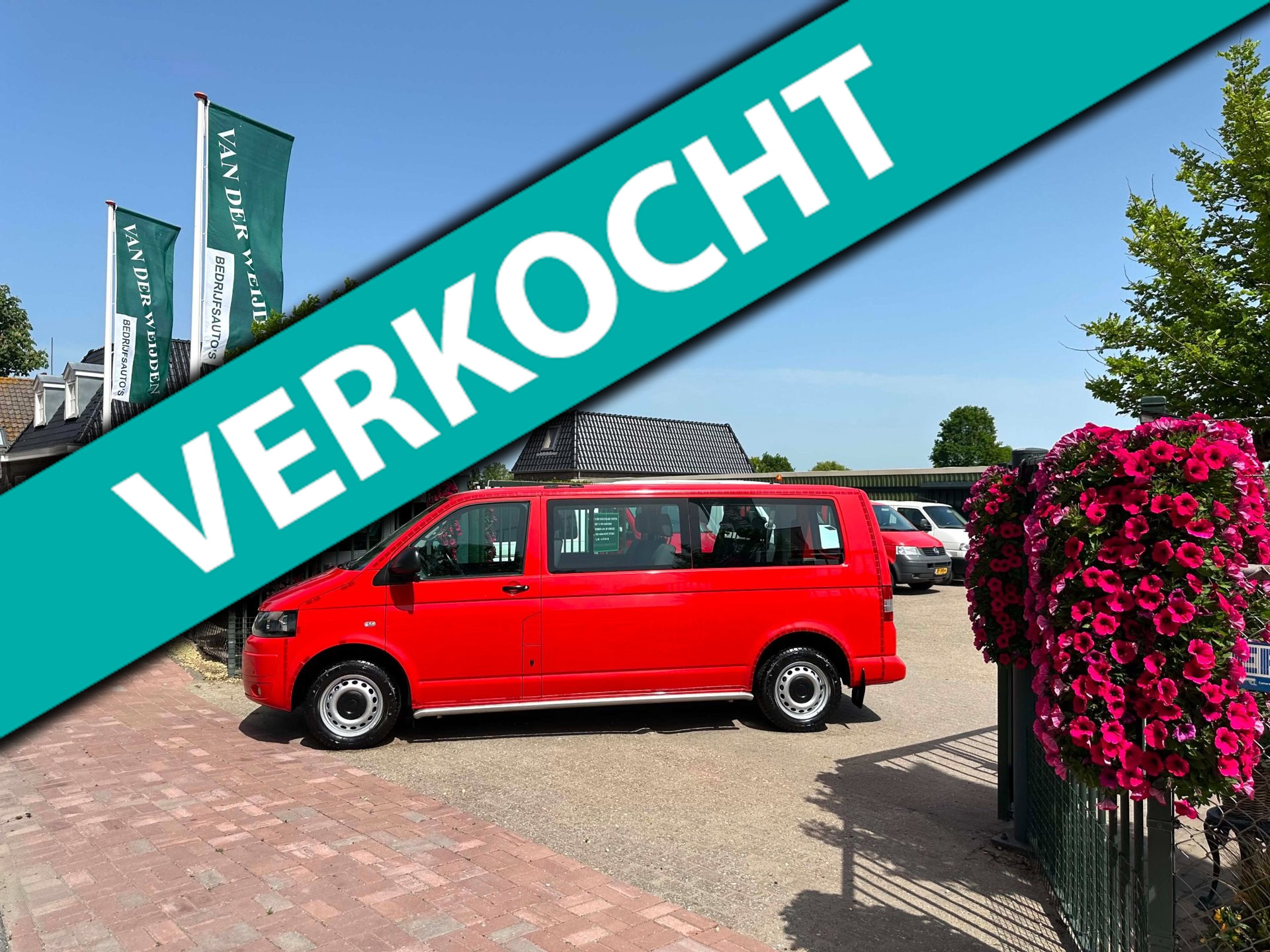 Volkswagen Kombi 2.0 TDI L2H1 9 Persoons AUTOMAAT MARGE 2014 - voorkant