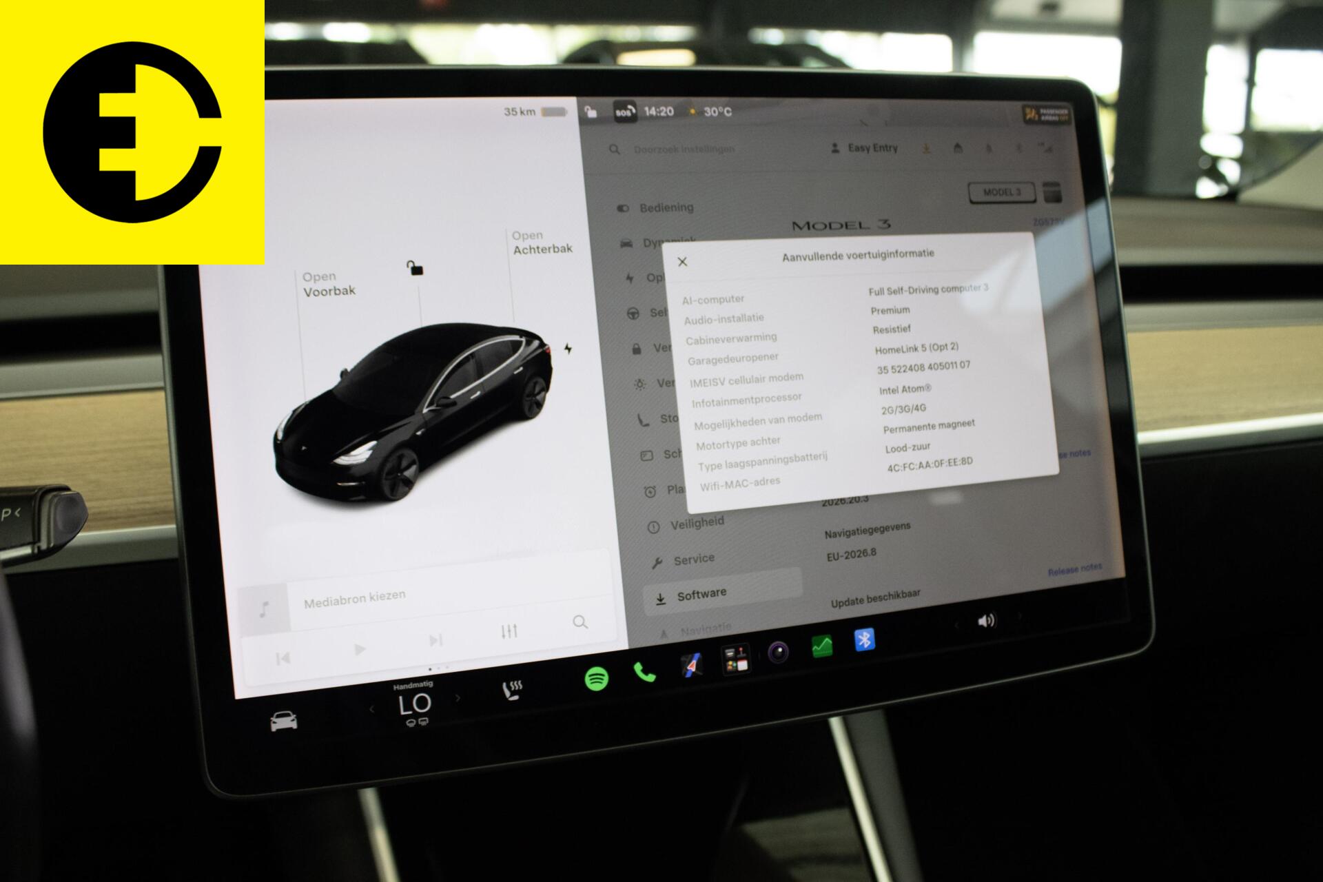 Foto van Tesla Model 3