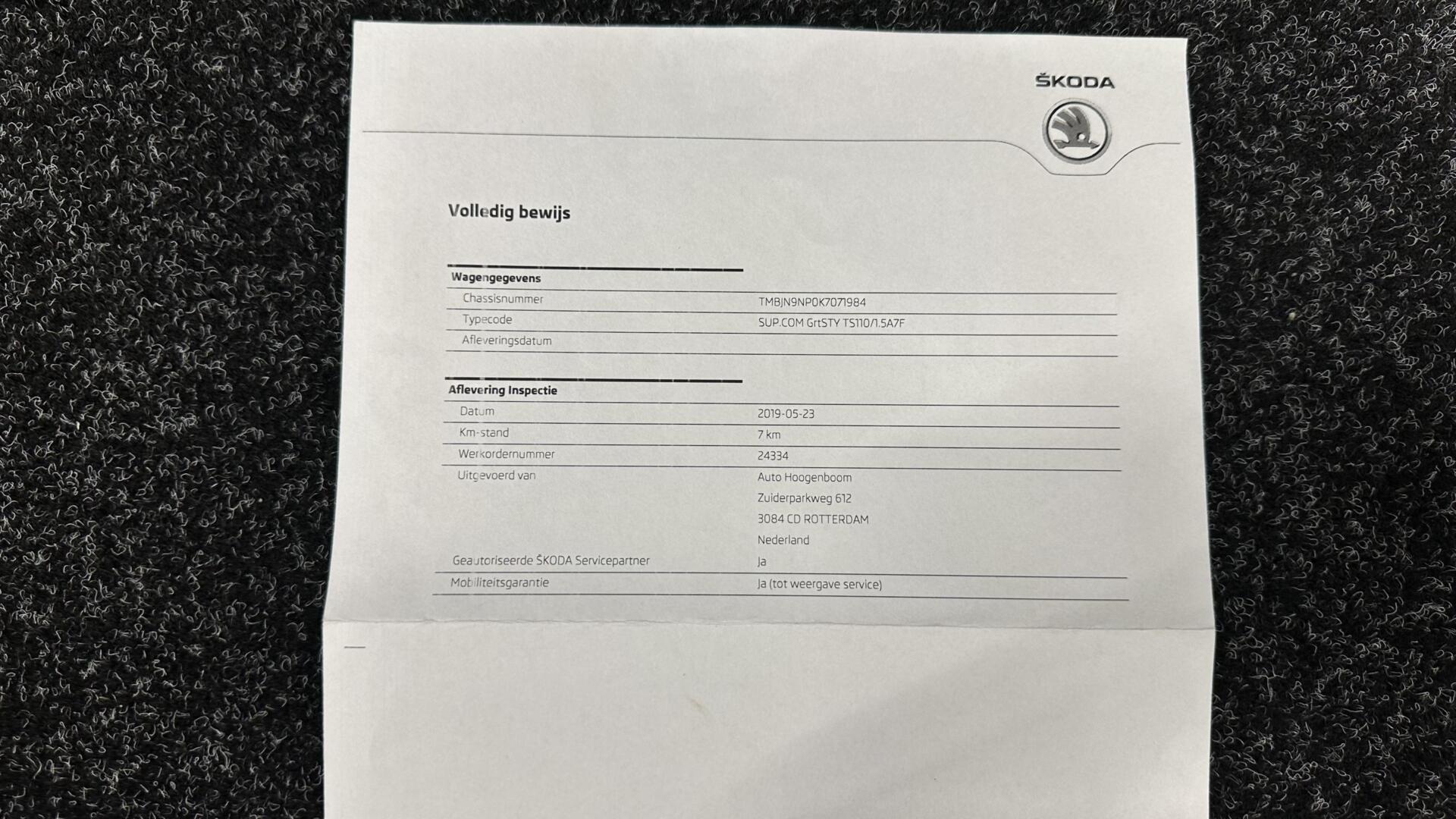 Foto van Skoda Superb