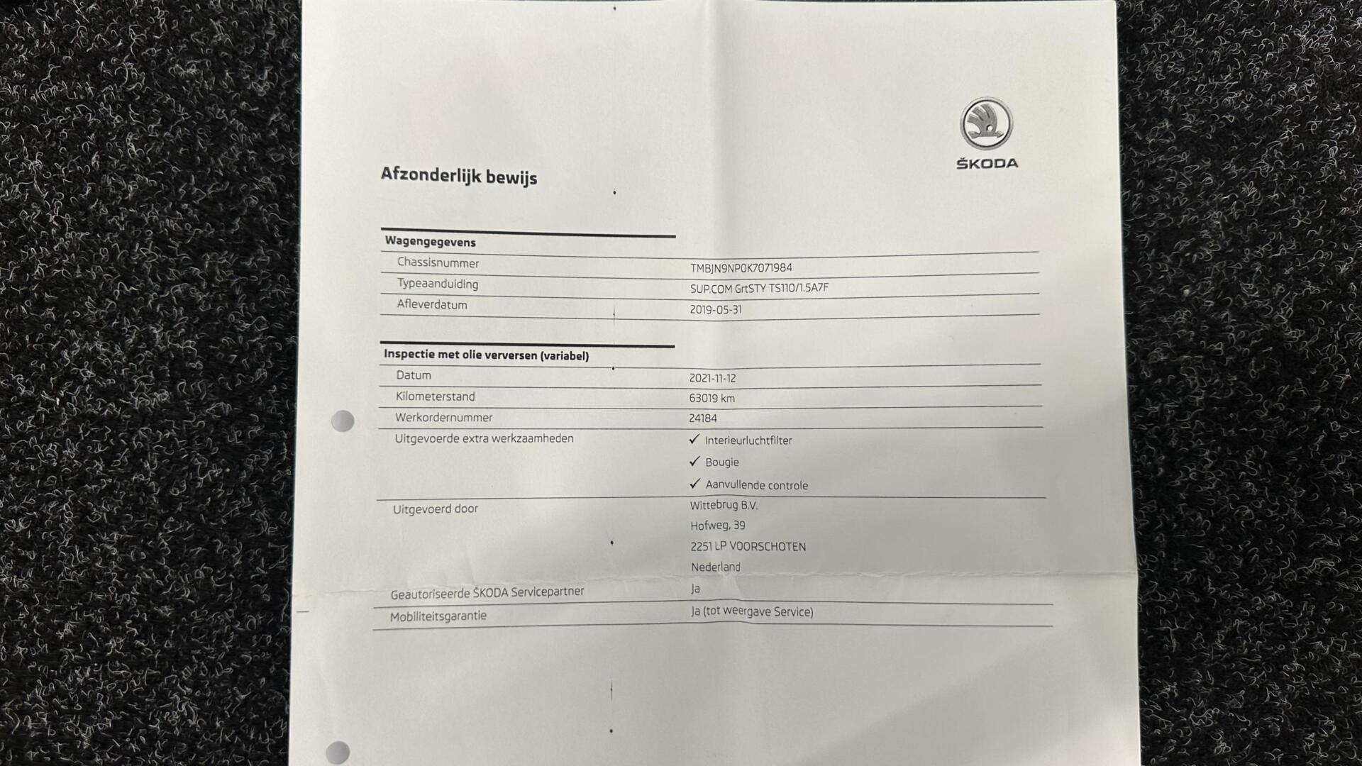 Foto van Skoda Superb