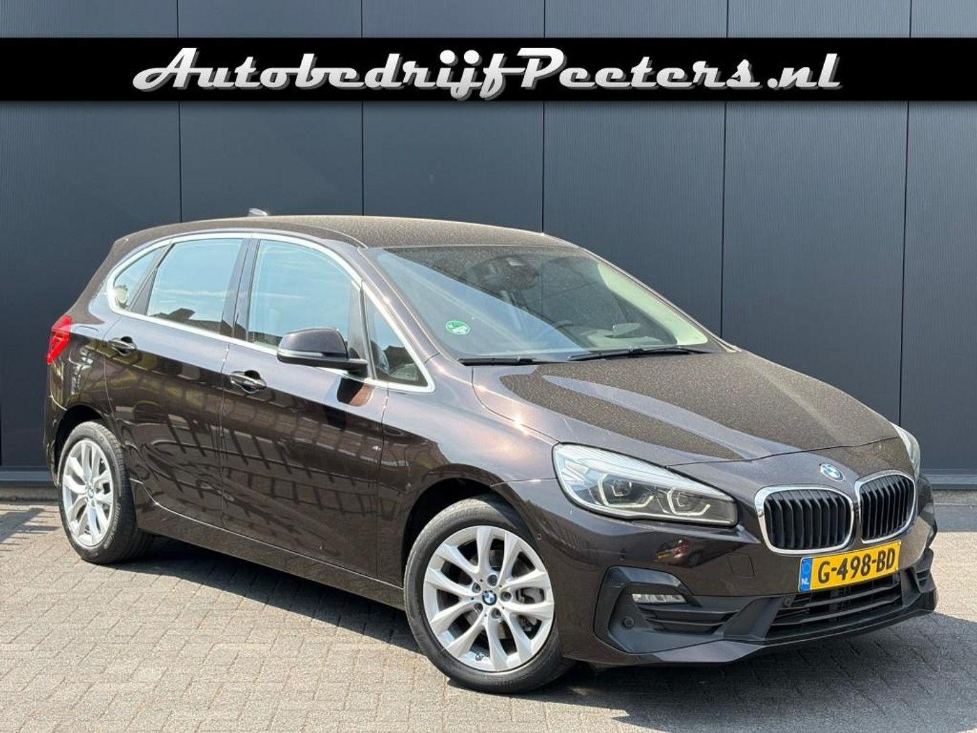 BMW 218i Active Tourer 218i Aut. 1e eigenaar HUD Navi+ Camera LED Cruise NL-auto 2019 - voorkant