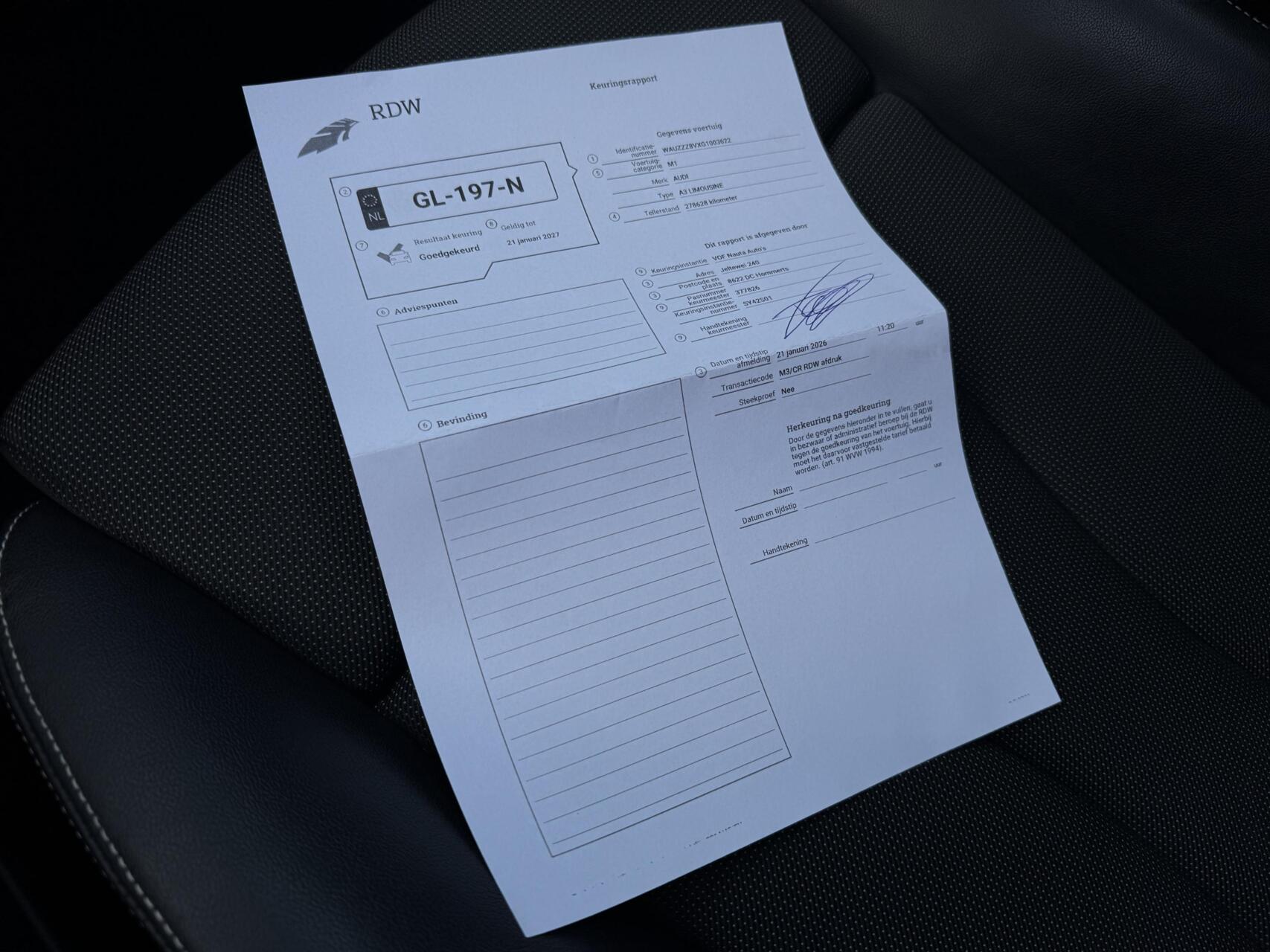 Foto van Audi A3 Limousine