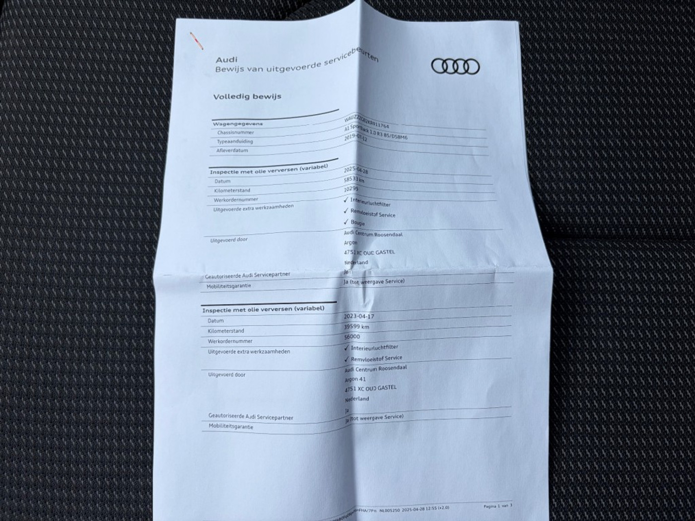 Foto van Audi A1 Sportback