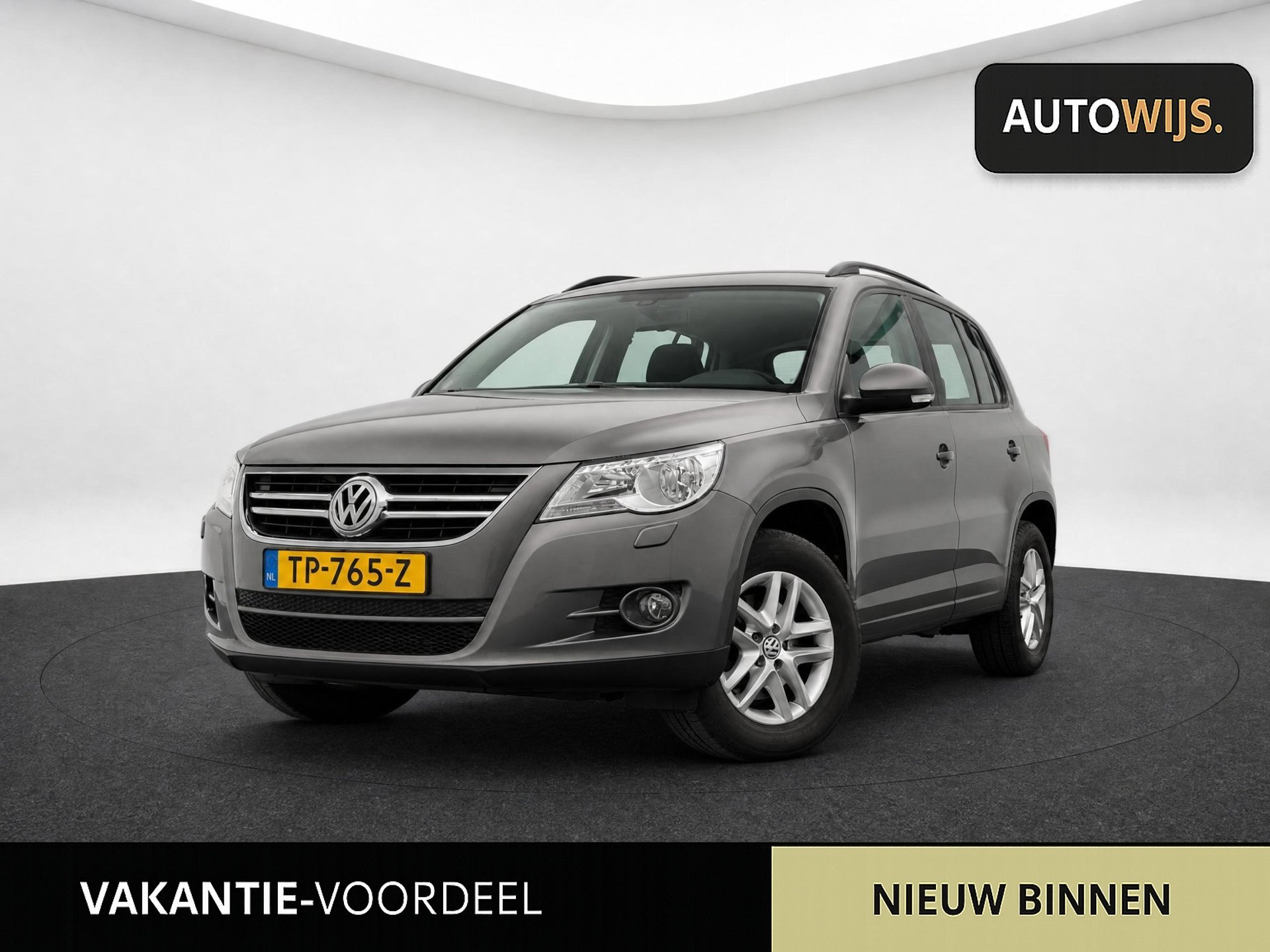 Volkswagen Tiguan 1.4 TSI Sport&Style|150PK|CRUISE|STOELVERW|LM-VELG|GOED ONDERHOUDEN 2011 - voorkant