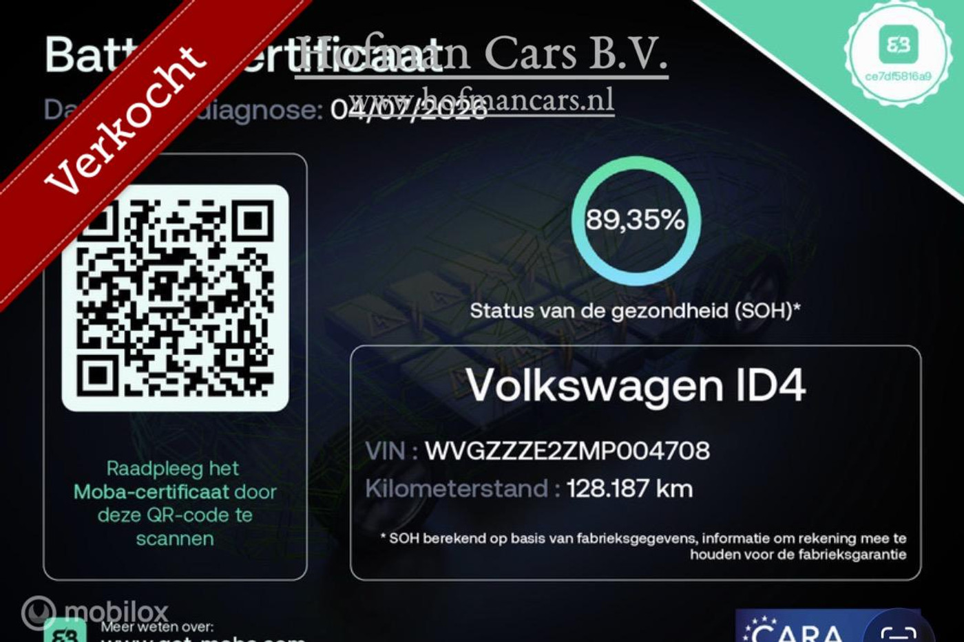 Foto van Volkswagen Id.4 Pro 150 KW