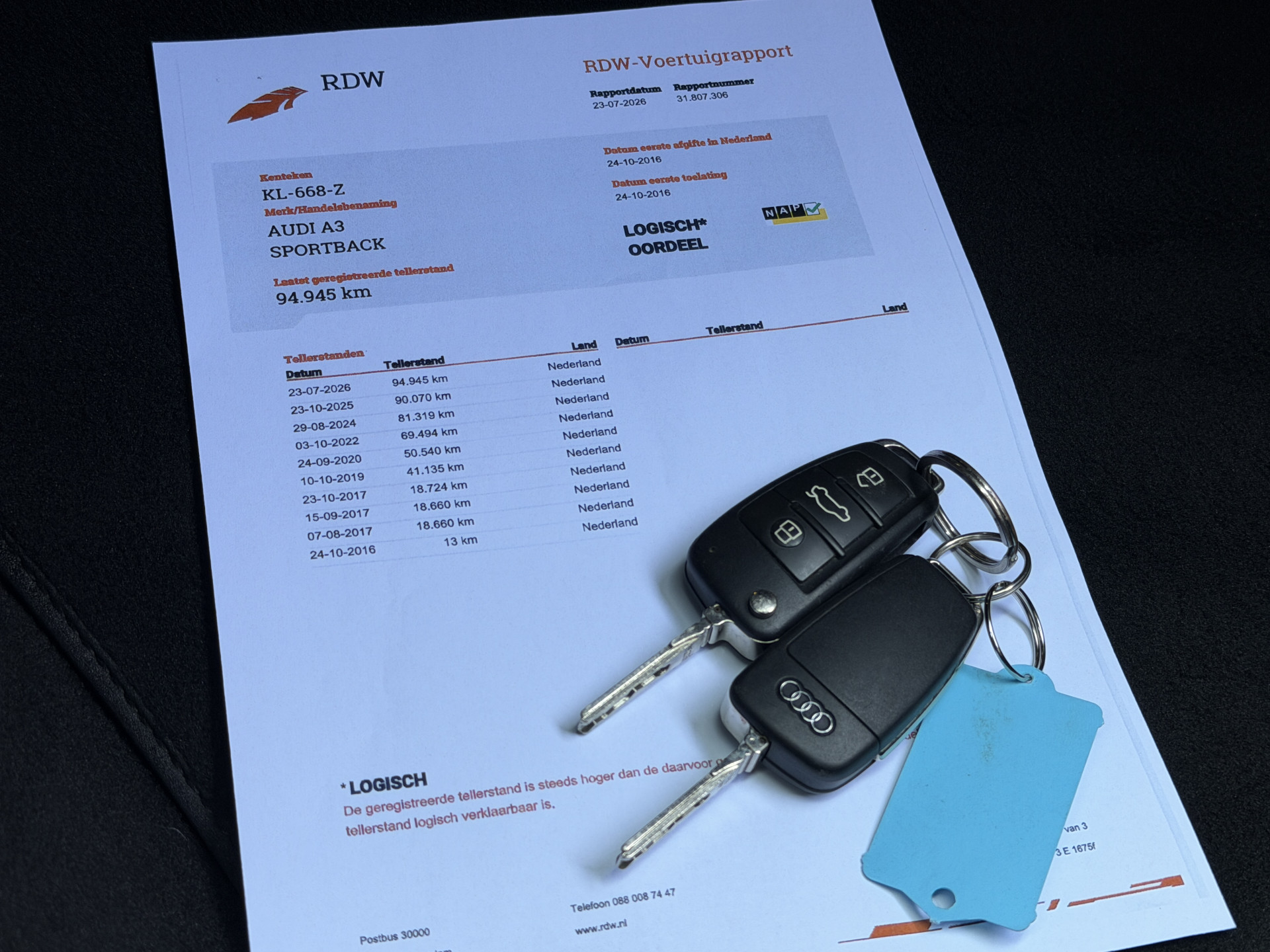 Foto van Audi A3 Sportback