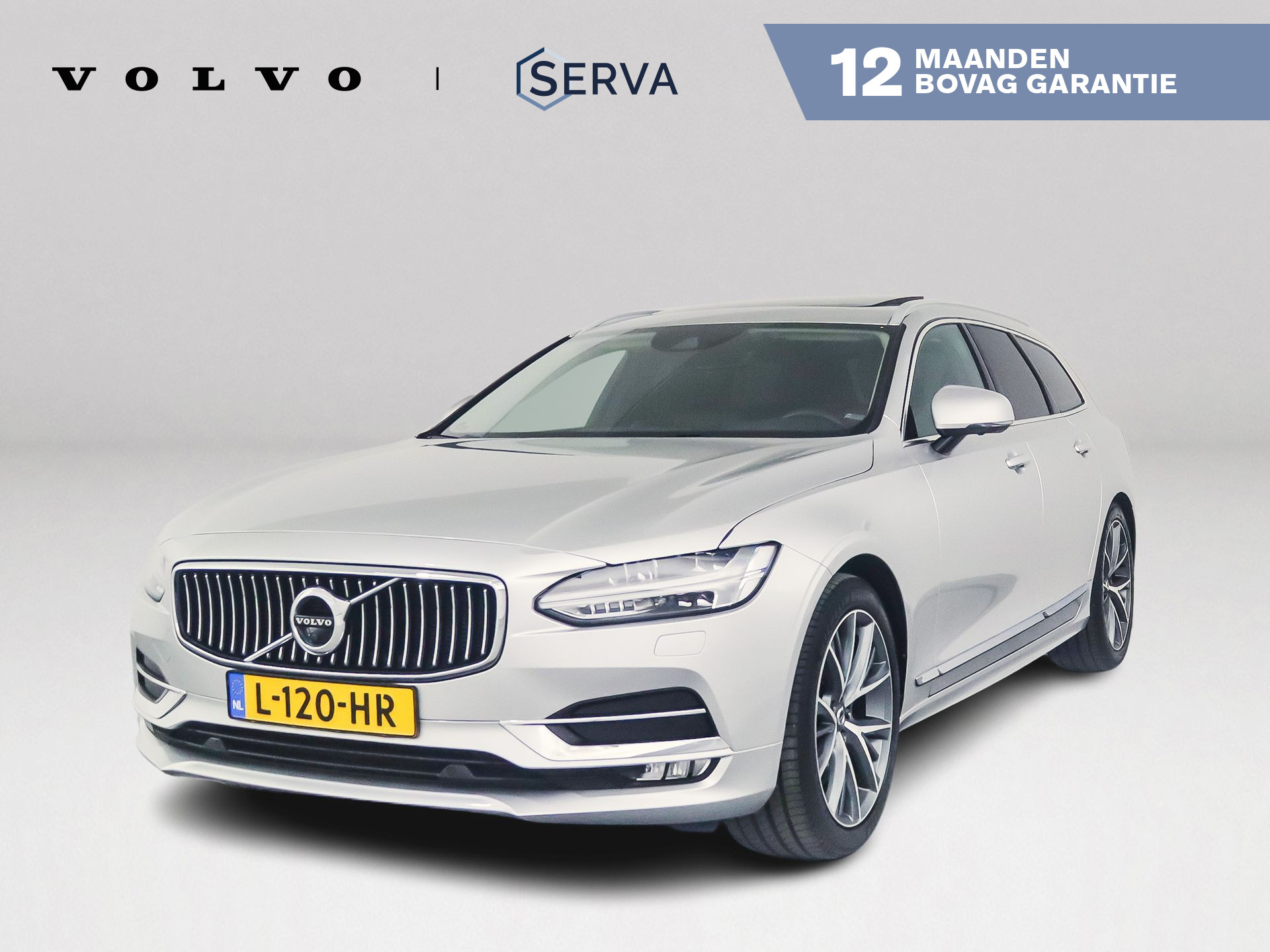 Volvo V90 T6 AWD Inscription | Panoramadak | 360° camera | Head-up display | Bowers & Wilkins | Stoelventilatie | Trekhaak 2019 - voorkant