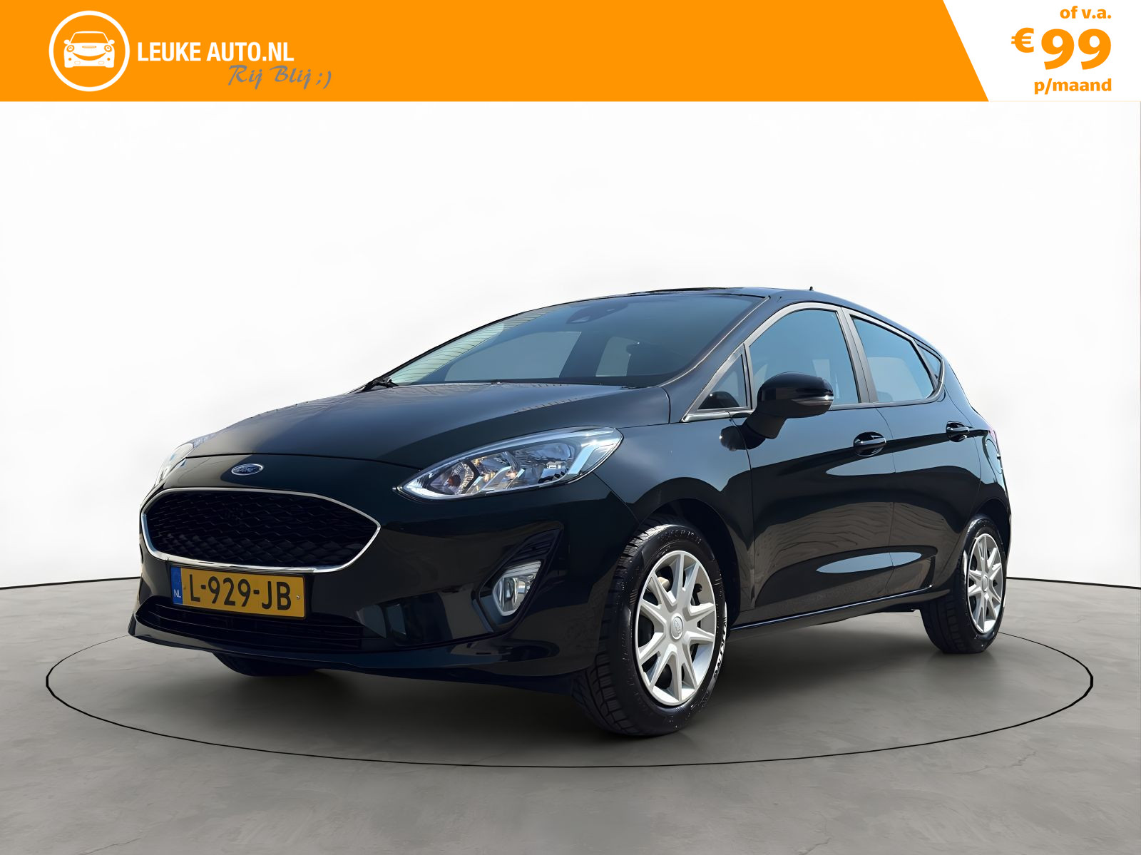 Ford Fiesta 1.0 EcoBoost 100PK 5-Deurs Business 2018 - voorkant