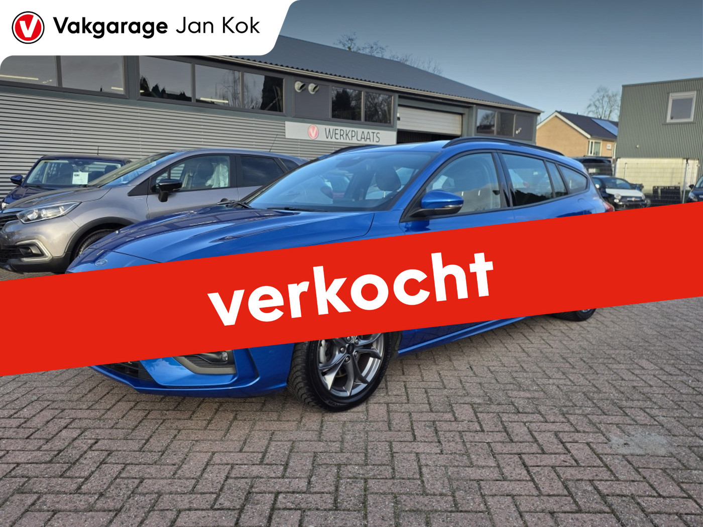 Ford Focus 1.0 EBH ST-line, Busines, trekhaak, navi, apple carplay/andriod 2021 - voorkant
