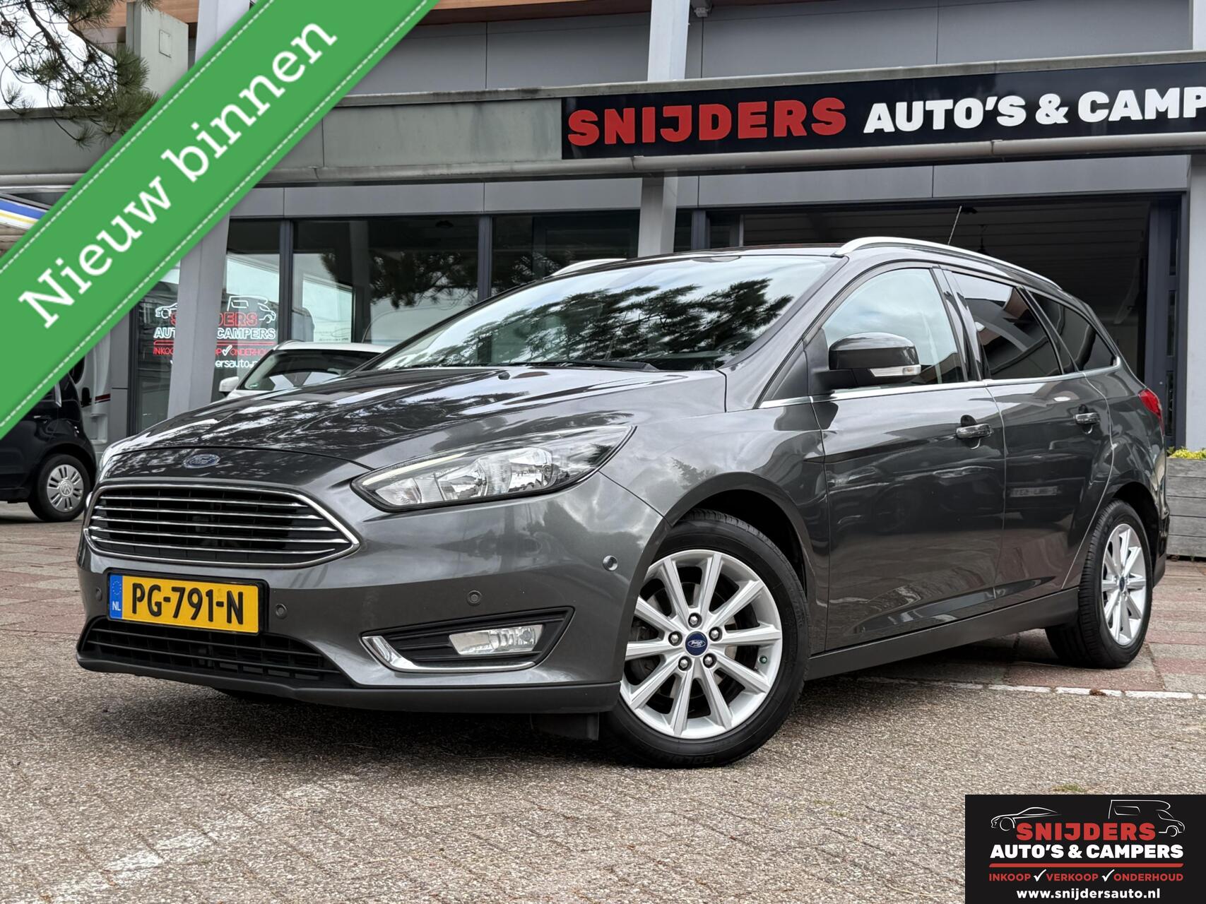 Ford Focus 1.5 TDCI Titanium,super goed onderhouden 2016 - voorkant