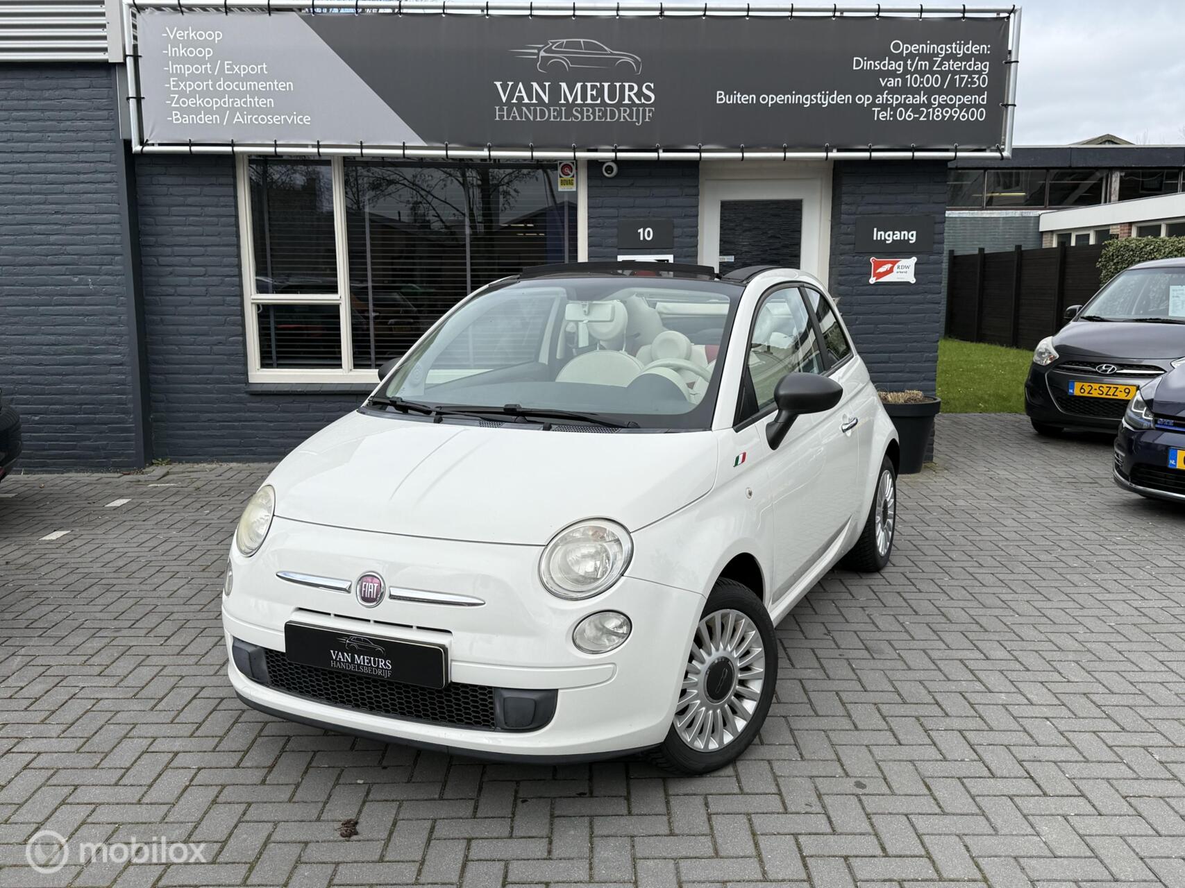 Fiat 500 C 1.2 Lounge 2010 - voorkant