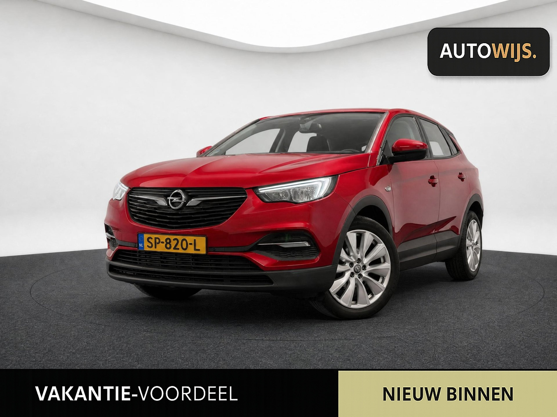 Opel Grandland X 1.2 Turbo Online Edition|NL AUTO|AUT|NAVI|DEALER ONDERHOUDEN 2018 - voorkant