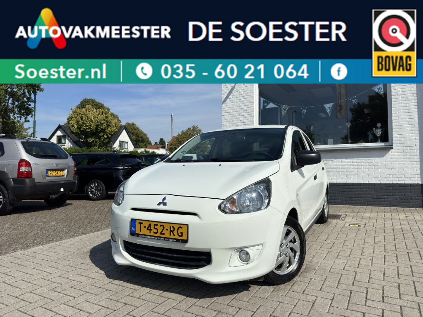 Mitsubishi Mitsubishi Space Star 1.0|INTENSE|RIJKLAAR|AIRCO|APK 07-2026| 2015 - voorkant