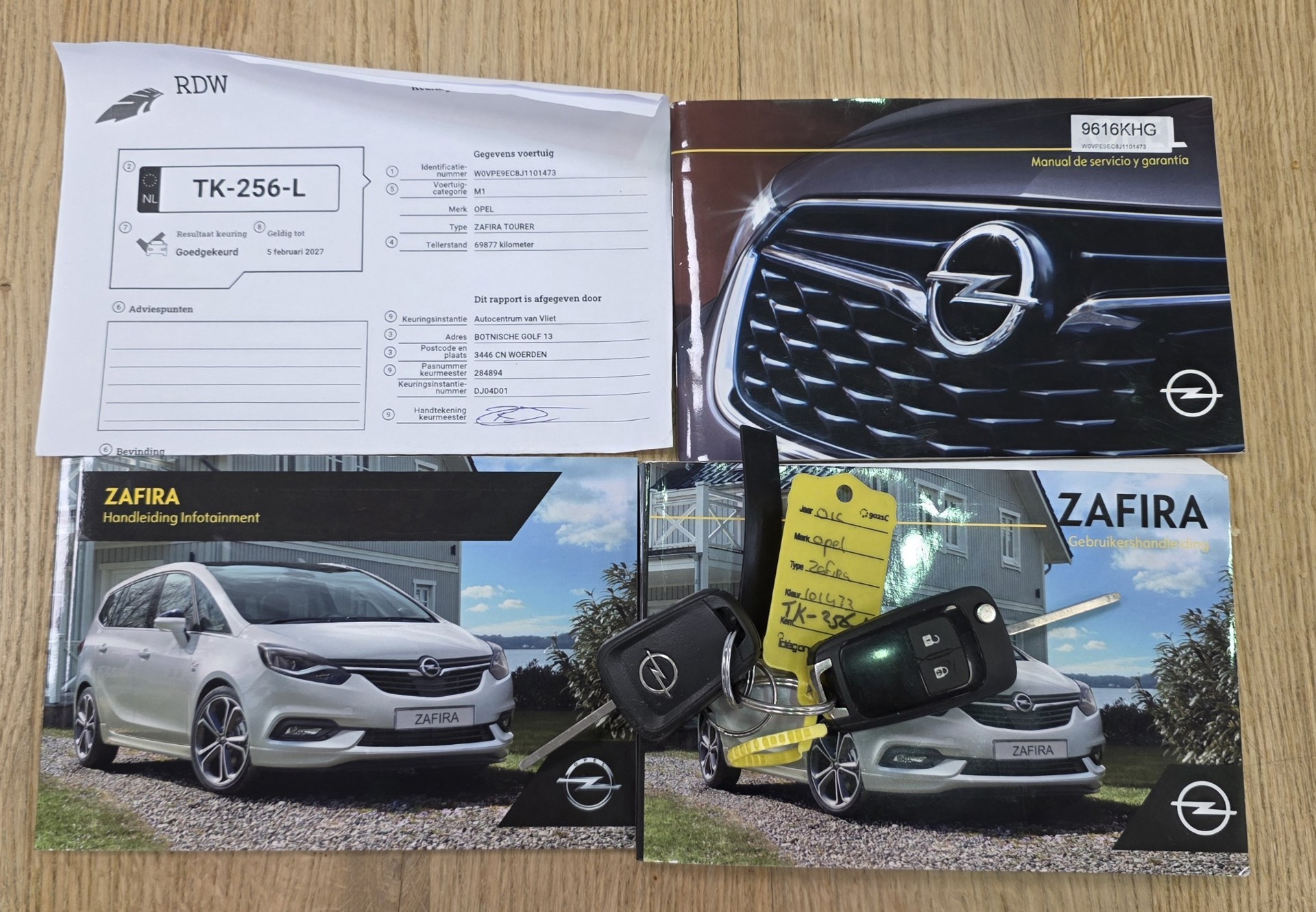 Foto van Opel Zafira Tourer