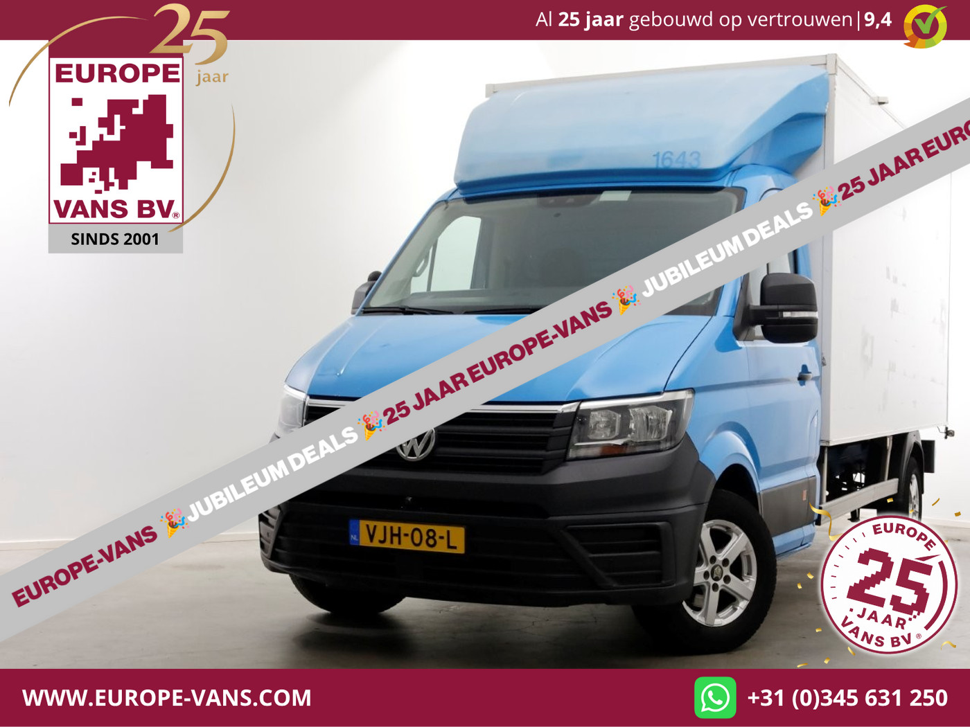 Volkswagen Crafter 35 2.0 TDI E6 Bakwagen met achterdeuren 2-Persoons 02-2021 2021 - voorkant