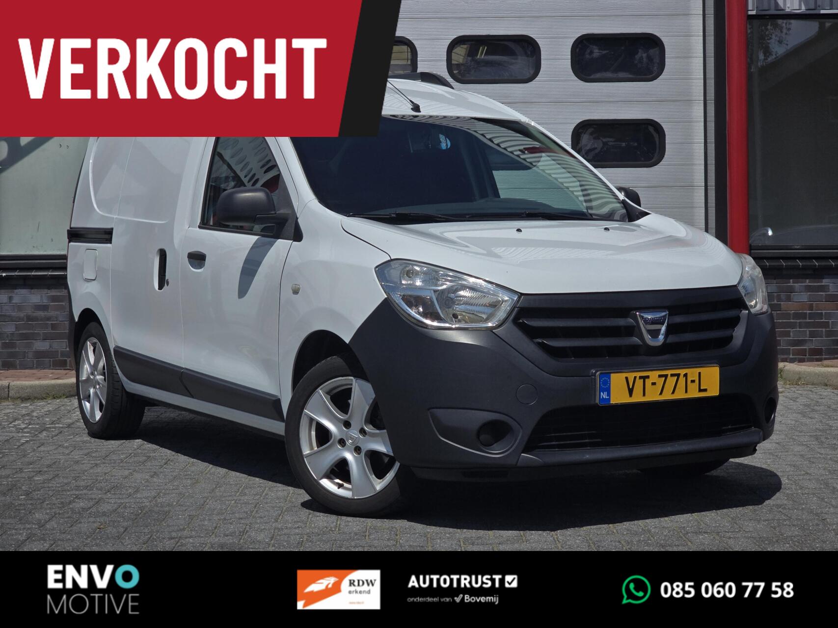 Dacia Dokker 1.5 dCi 75 Basic Airco/Trekhaak/Camera 2016 - voorkant