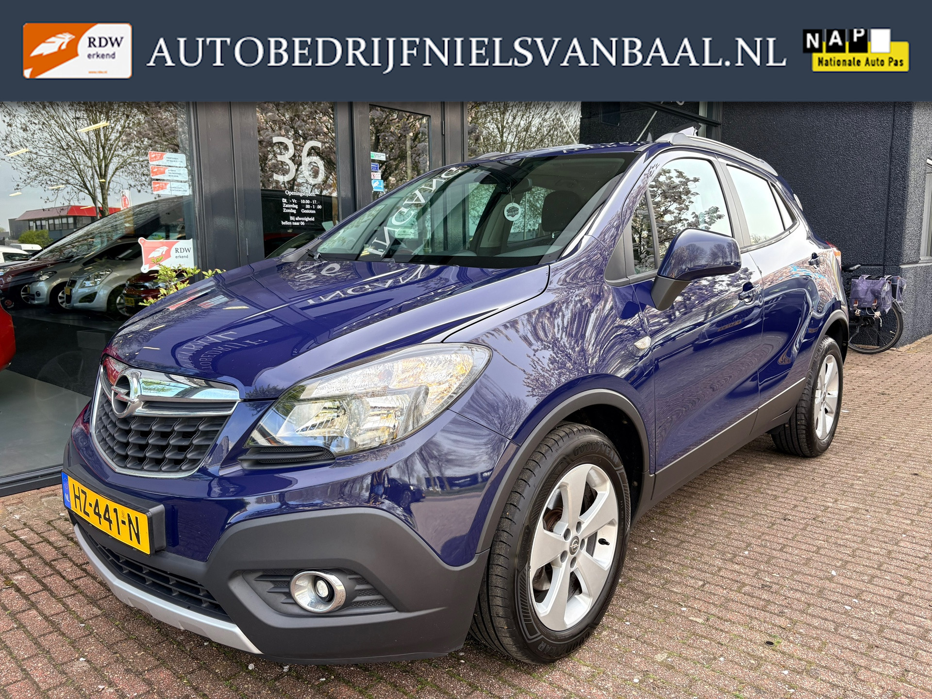 Opel Mokka 1.4 T Edition Airco/Cruise/Trekhaak/Dealer-Auto/ 2016 - voorkant