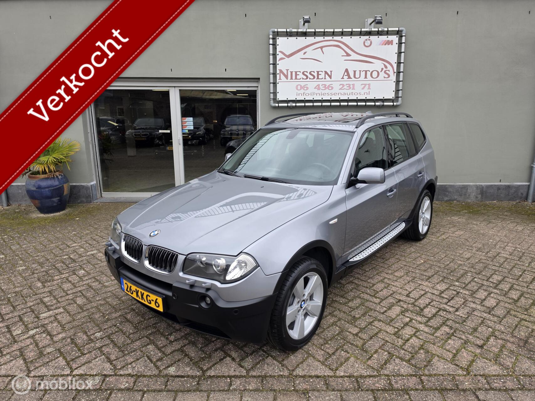 BMW X Reihe E83 2.5i Executive Xenon/Pano/Navi/2e eigenaar 2005 - voorkant